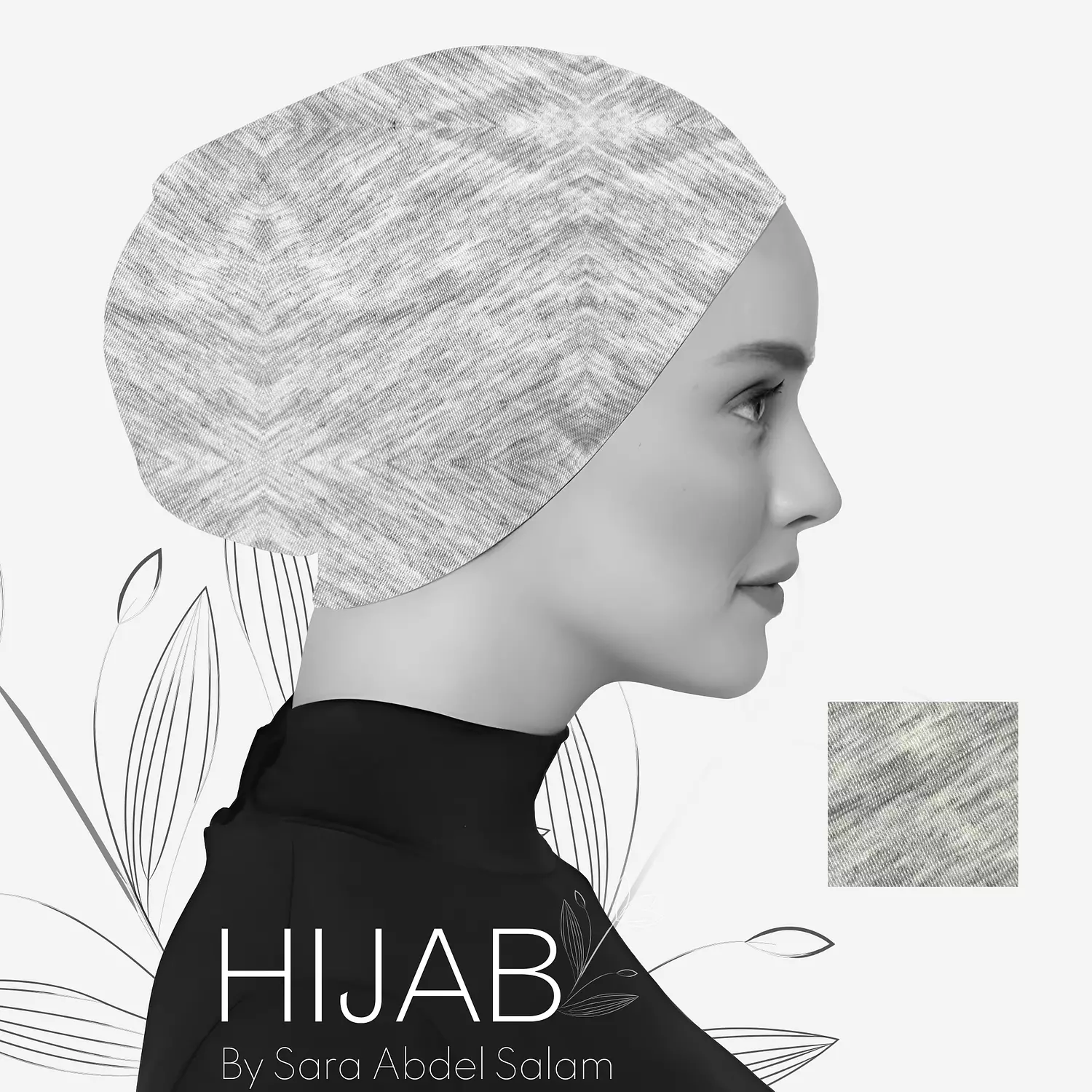 Light Gray Bandana - BD06 image