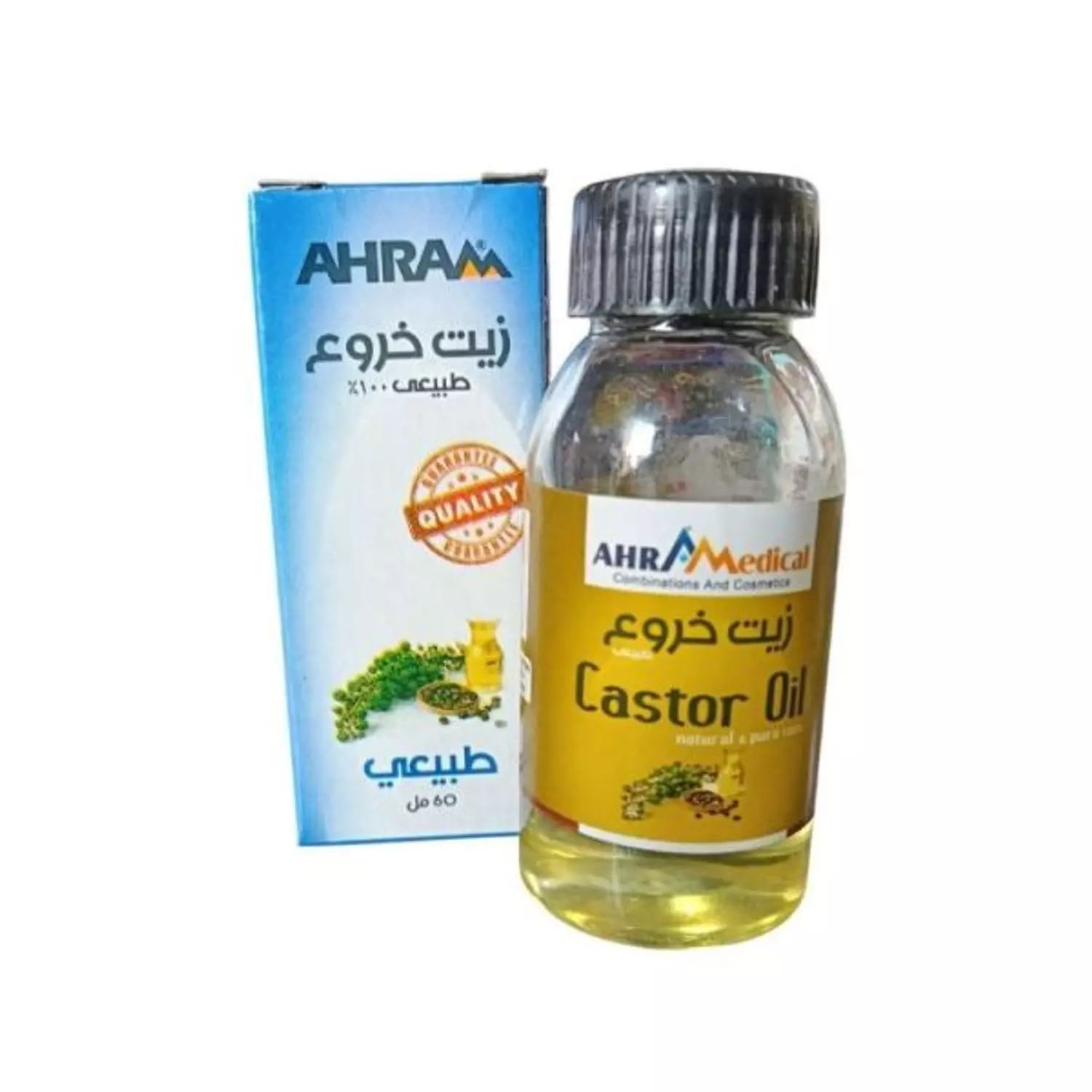 CASTOR OIL ALAHRAM 60 ML image