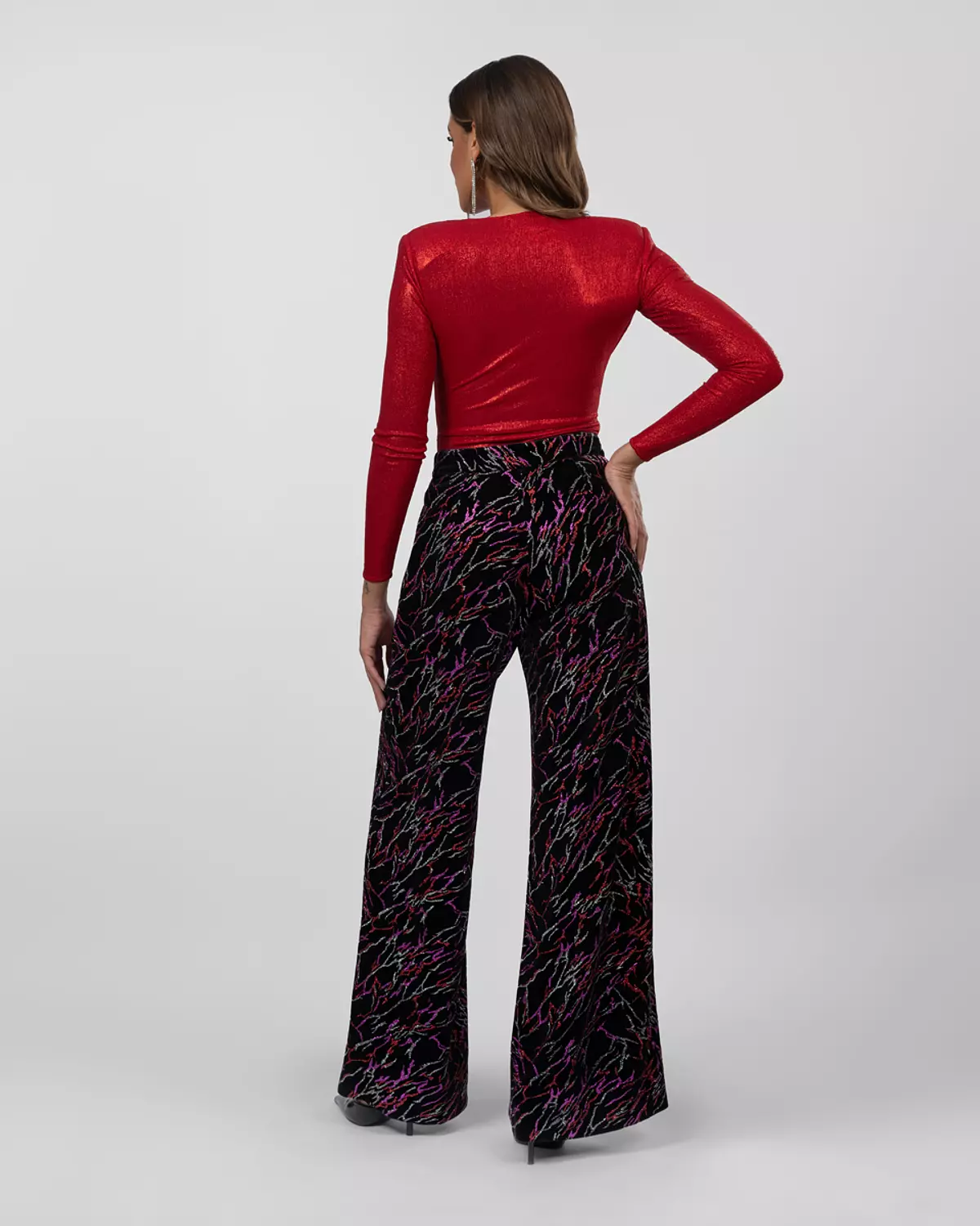 Red Shimmery bodysuit 4