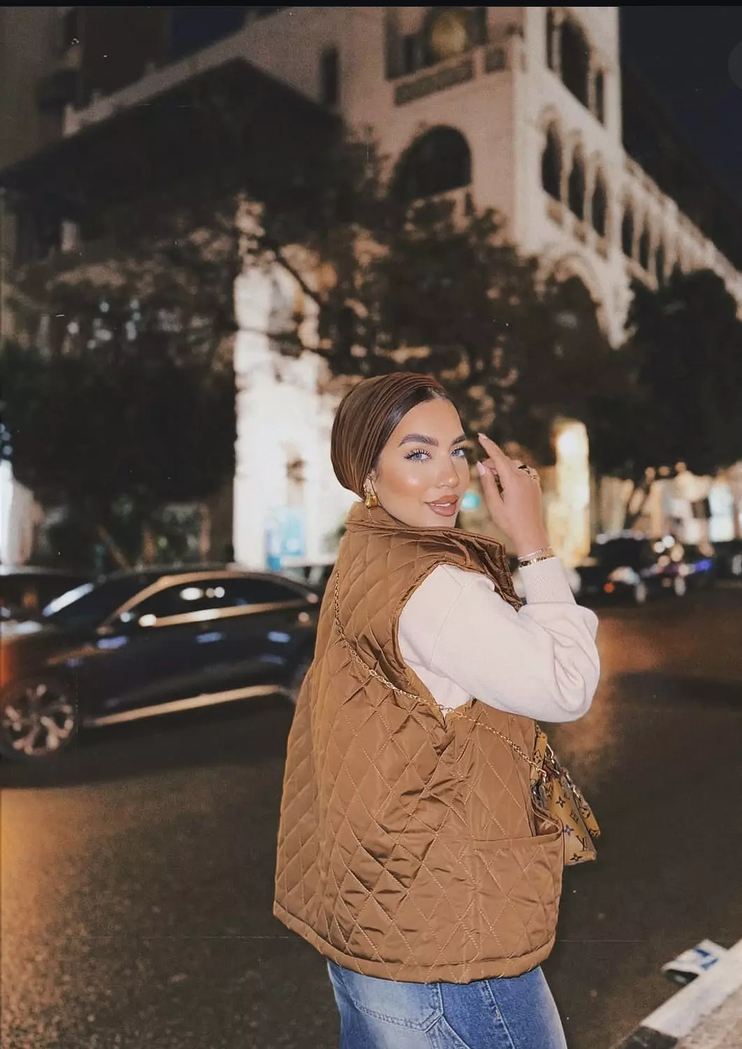 Cocoa Puffer Vest - Brown 1