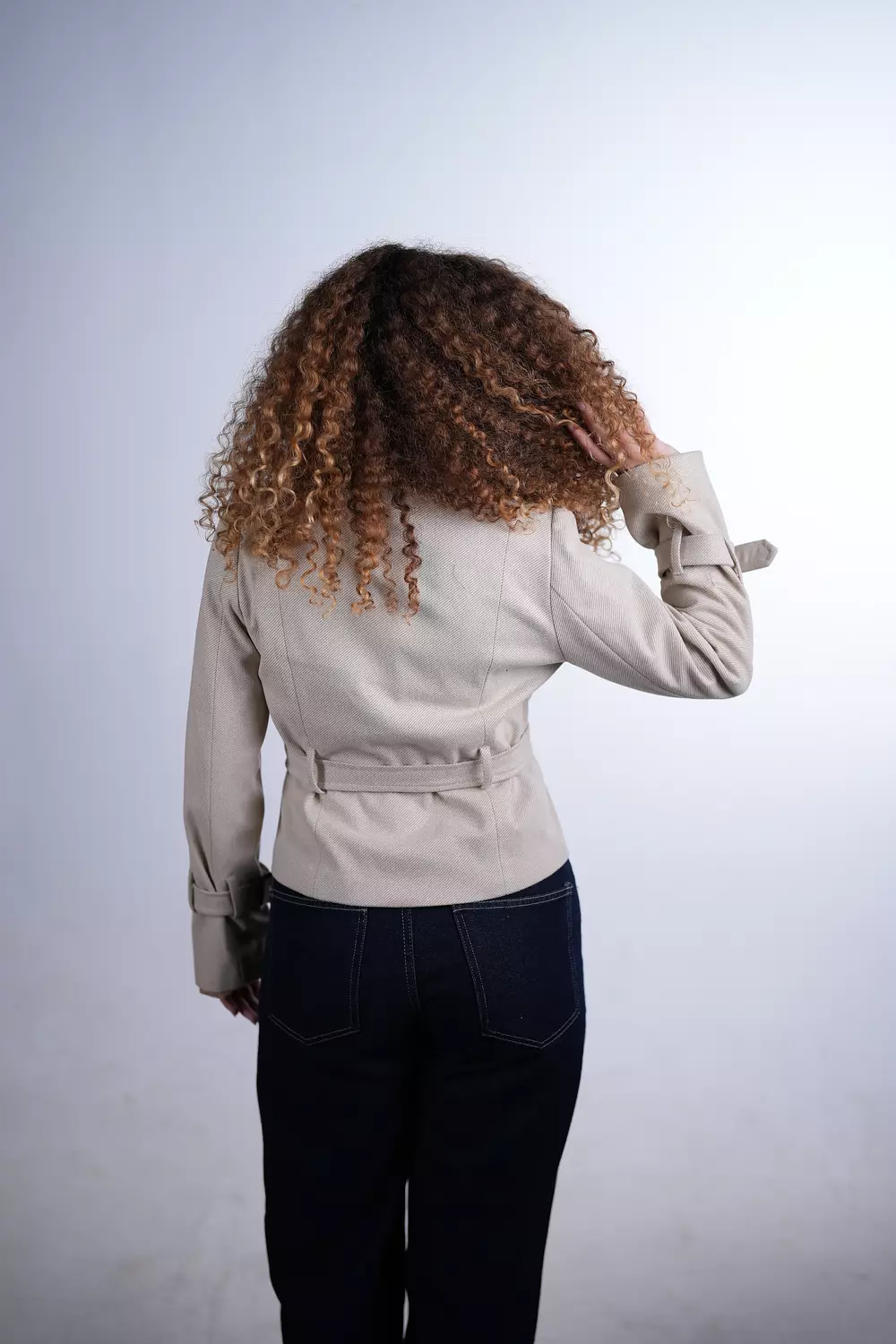 The Trench Detail Jacket - Beige  3