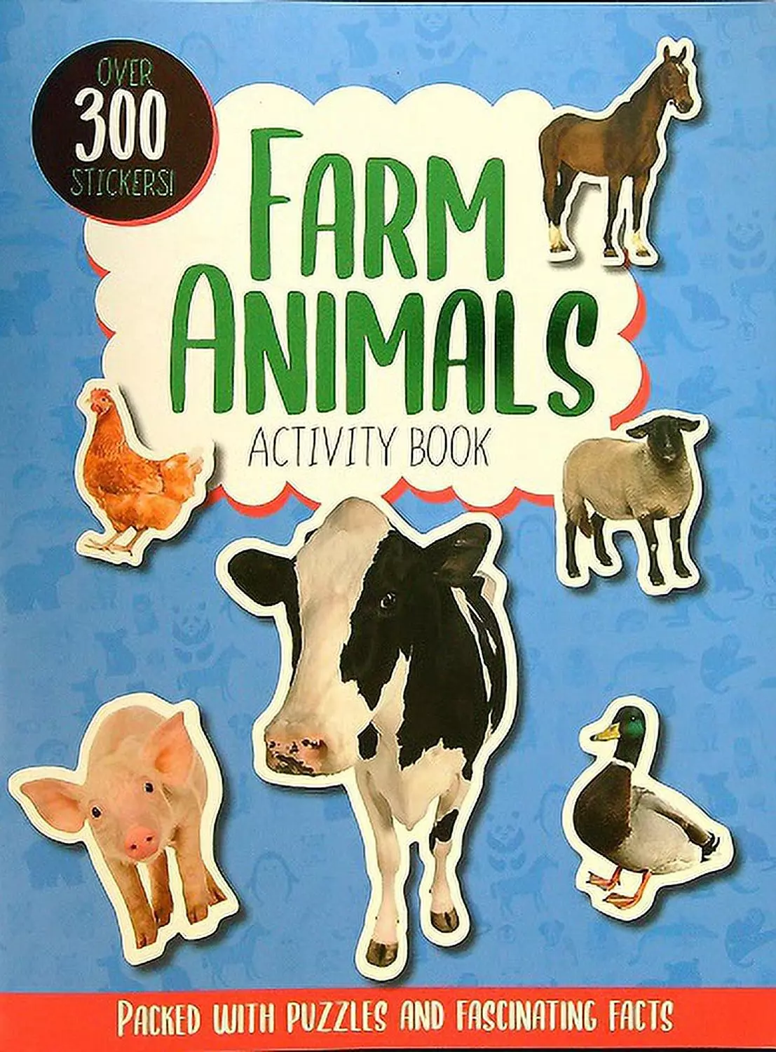 Farm Animals Activity Book - Over 300 stickers image