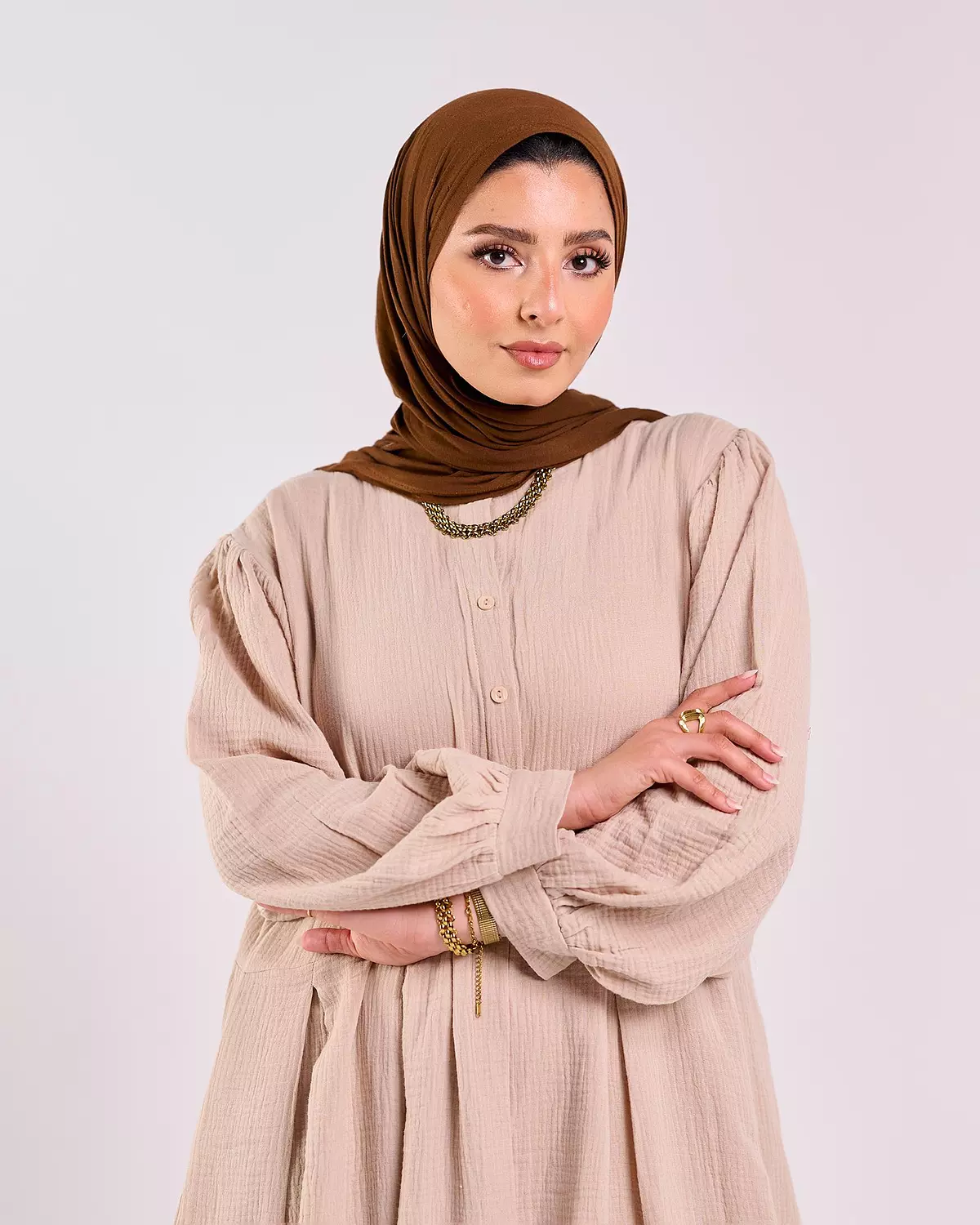 Summer Dress in Beige 4
