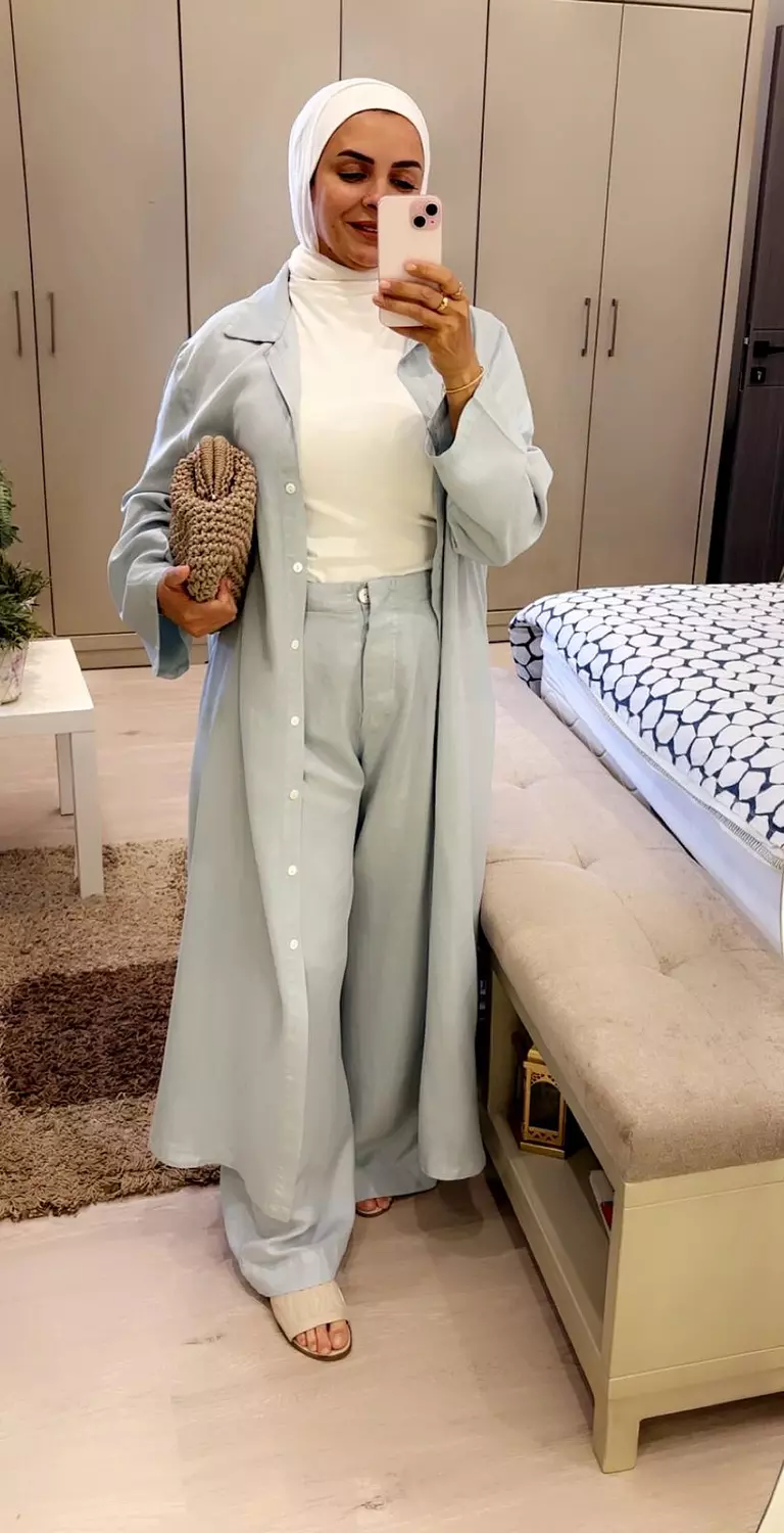 Long Ocyo Linen Set 1