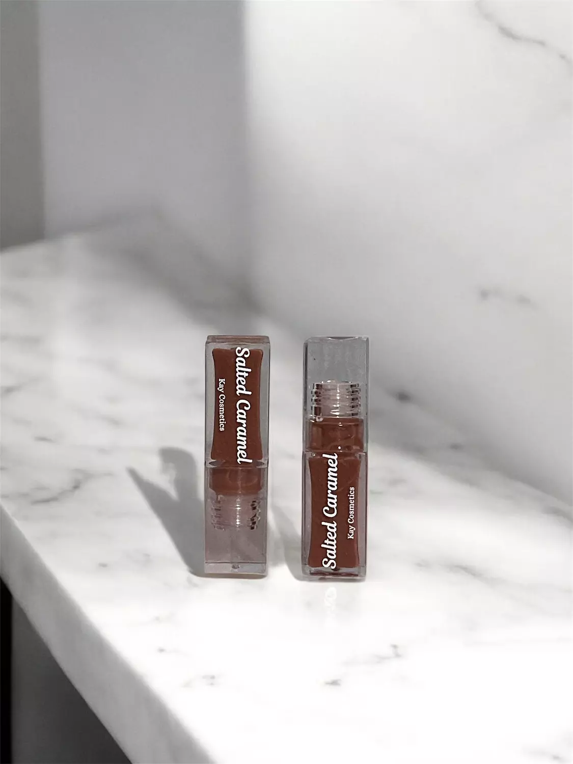 Salted Caramel Lip Gloss Brush Tube image