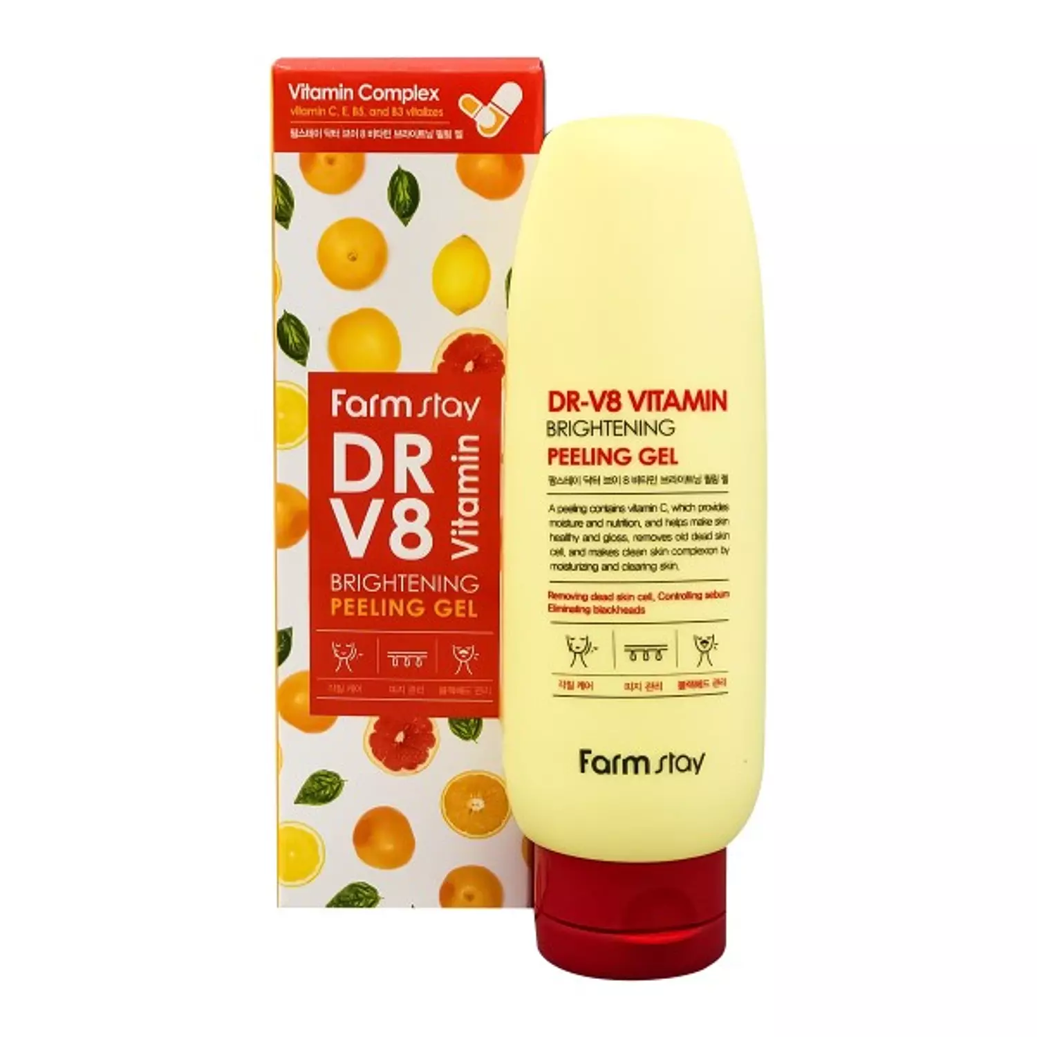 Farm Stay Drv8 Vitamin Brightening Peeling Gel 150Ml hover image