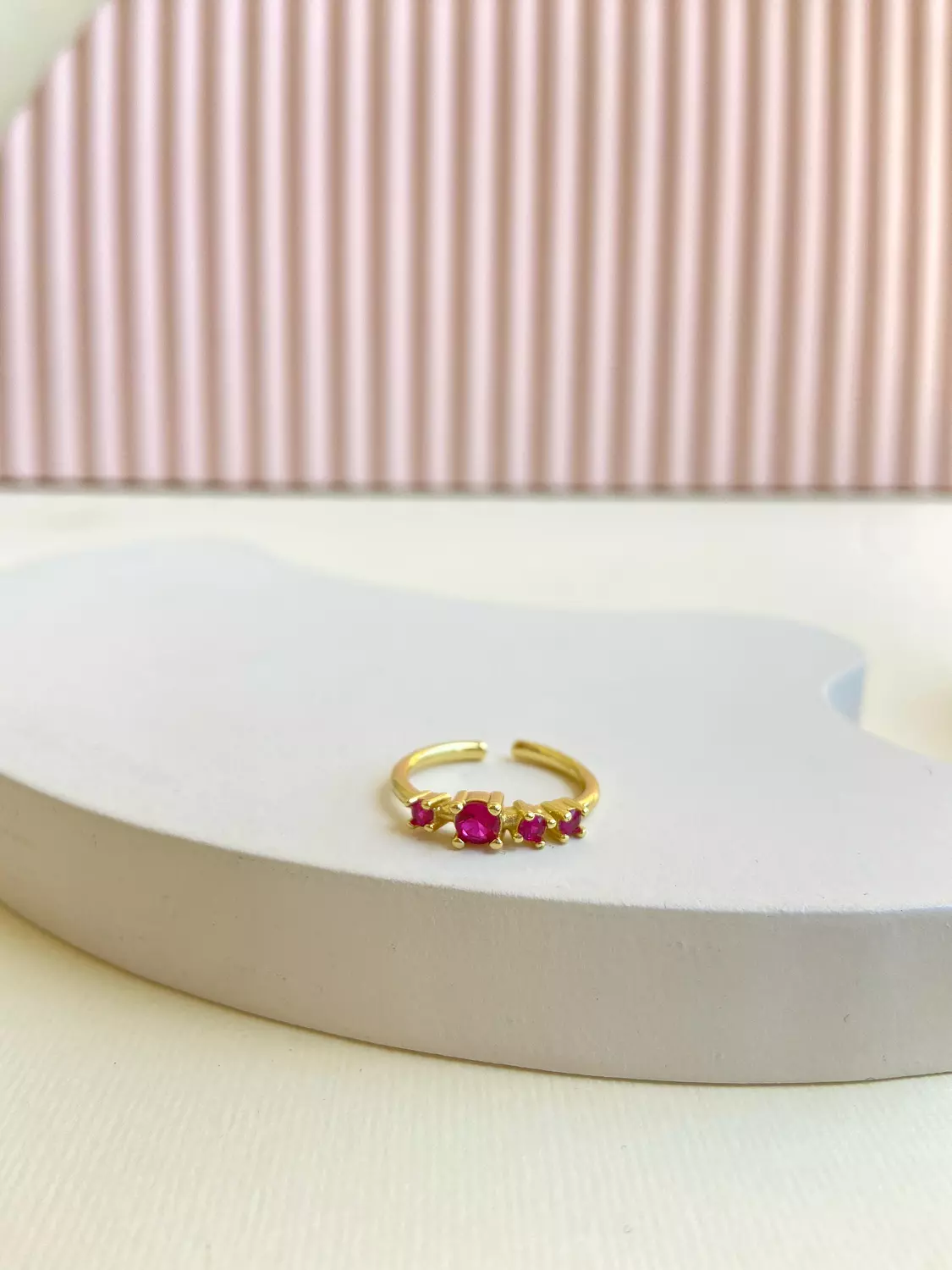Pink tiny rings 7