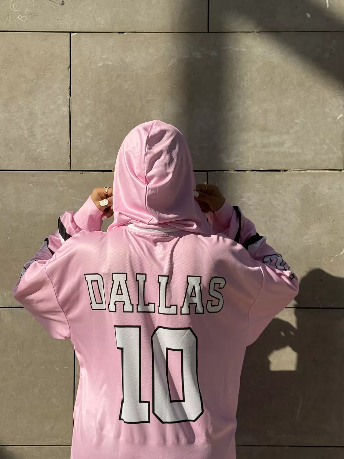 Jersey long-sleeves sports shirts in pink 6