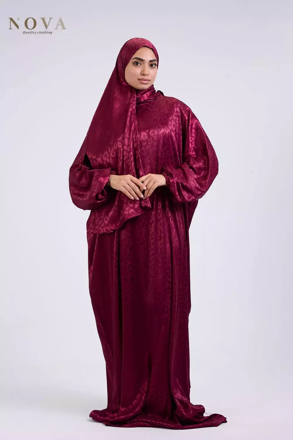 Burgundy Jacquard image