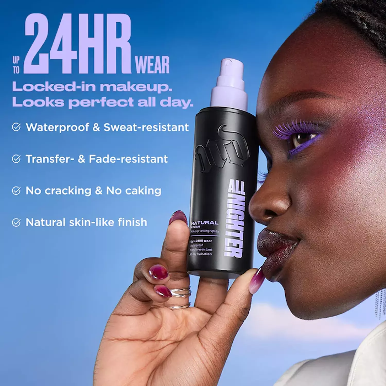 Urban Decay  All Nighter Waterproof Natural Finish Setting Spray with 24HR Wear 7