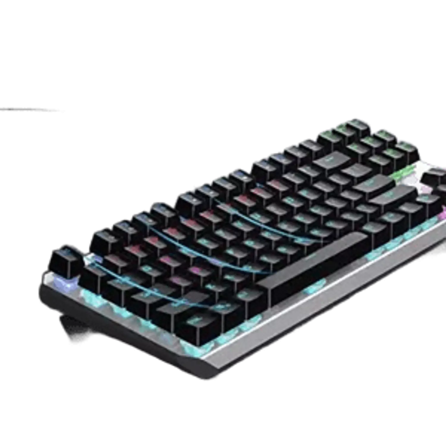 AULA Wind F3087 Mechanical Gaming Keyboard, 87 Keys, Stunning  Backlight, USB Connection, Compact Design 1