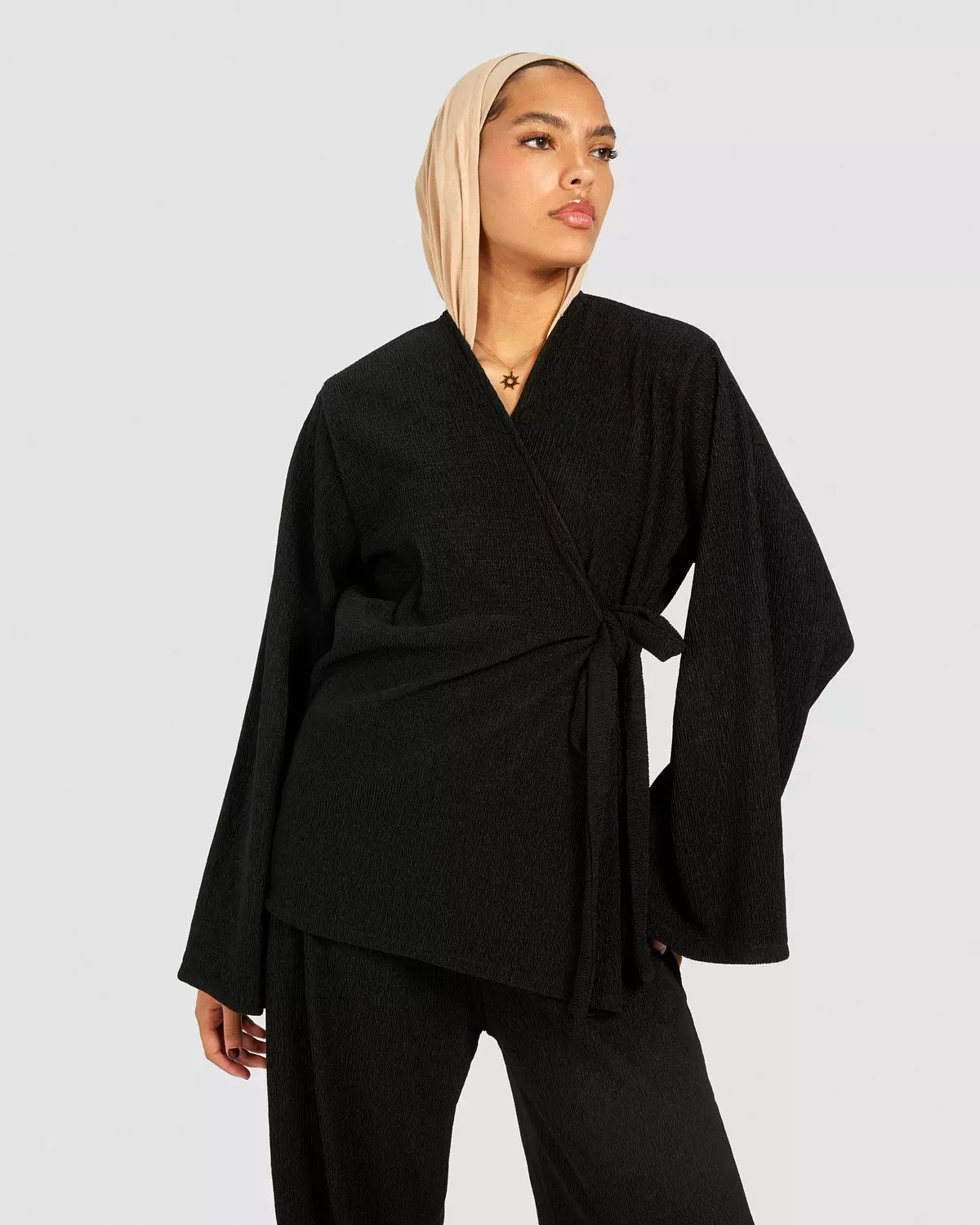 wrap winter set in Black 2