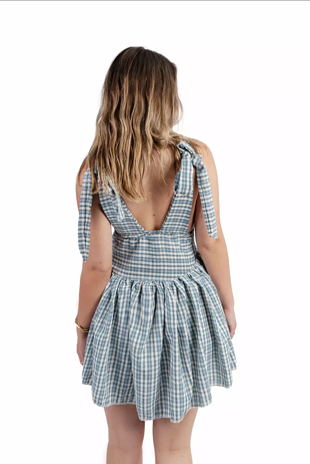 Mini dress in blue 1