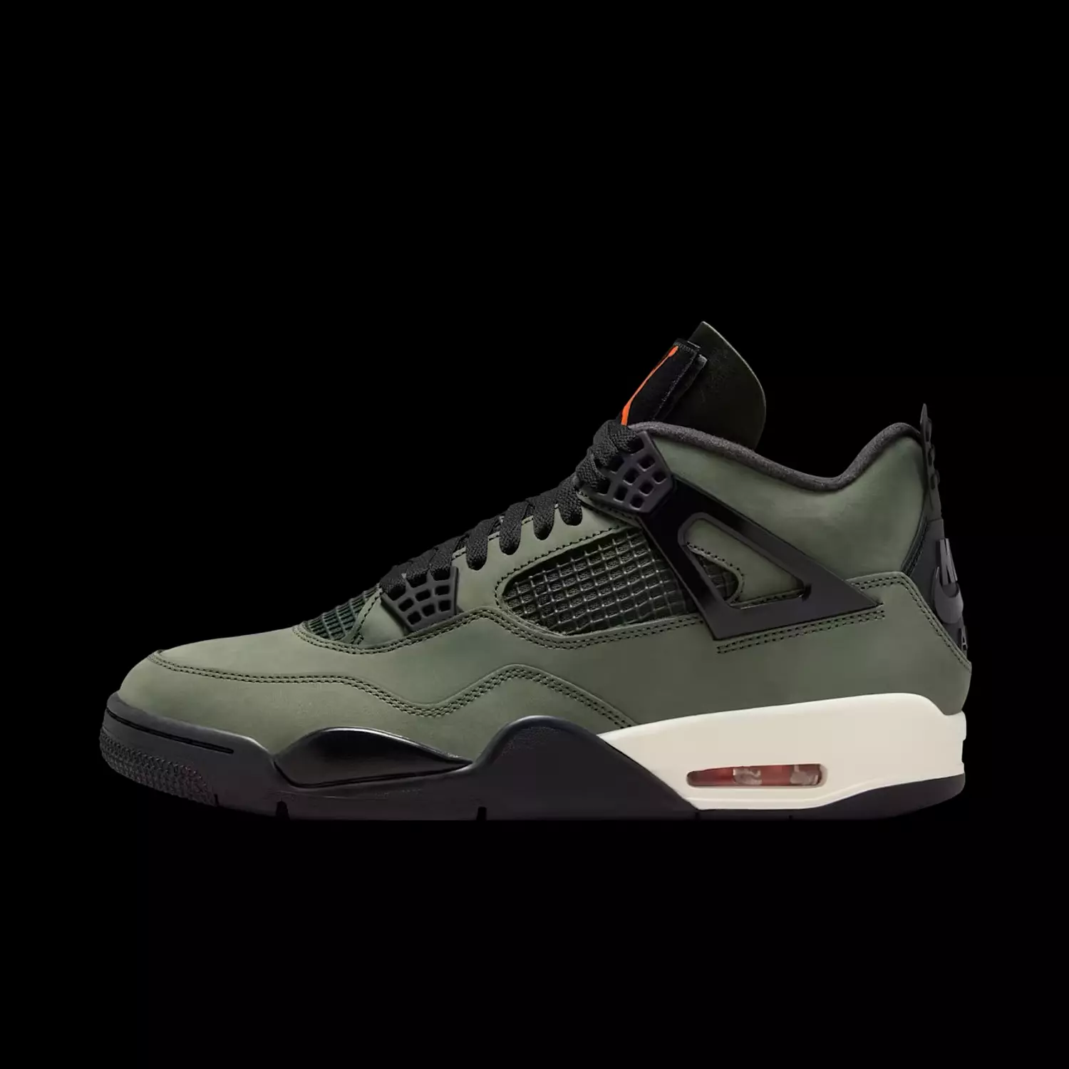 Air Jordan 4 x UNDEFEATED 'Deep Green and Clementine' 3