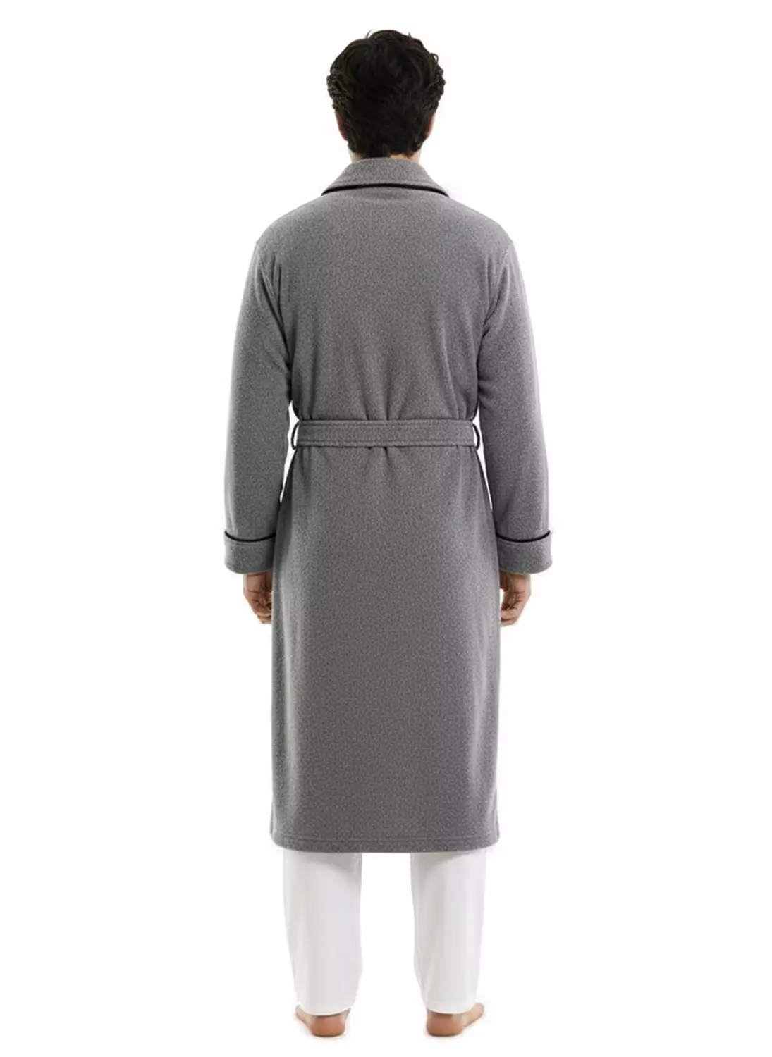 Shorto - روب رجالي شتوي - رمادي فاتح - 2712  3