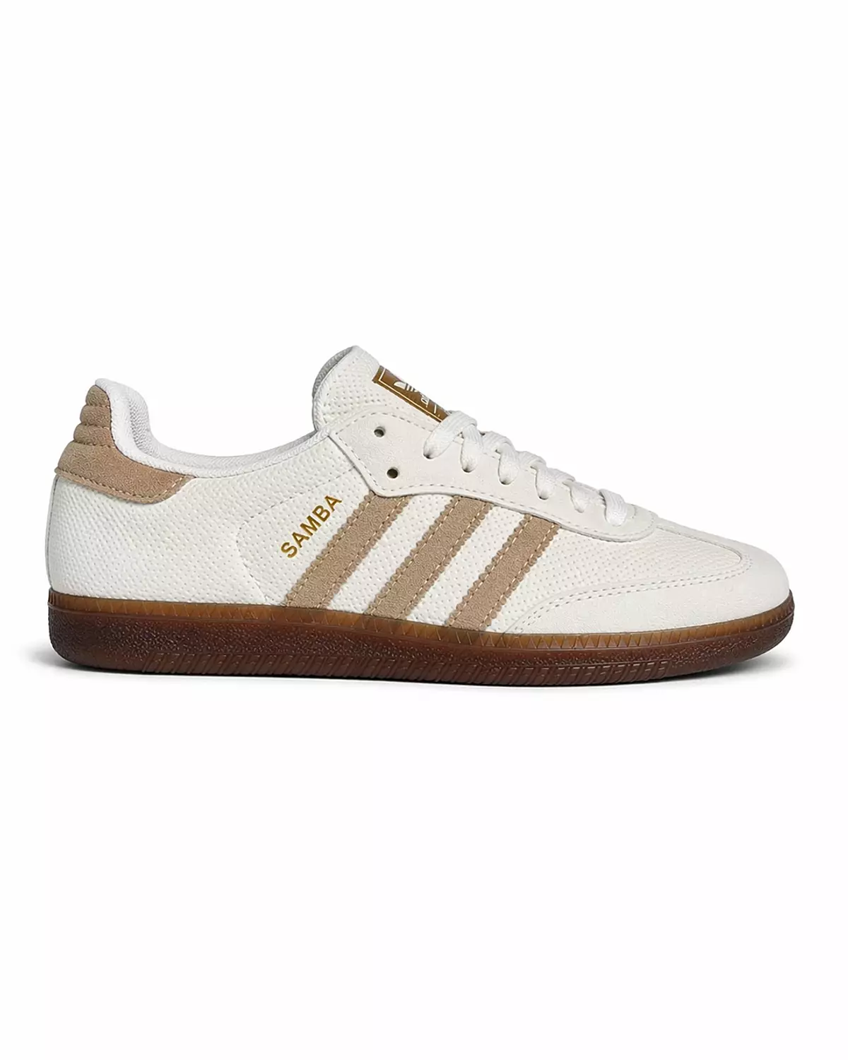 Women’s Samba Shoes – Off white & Cafe brown 2