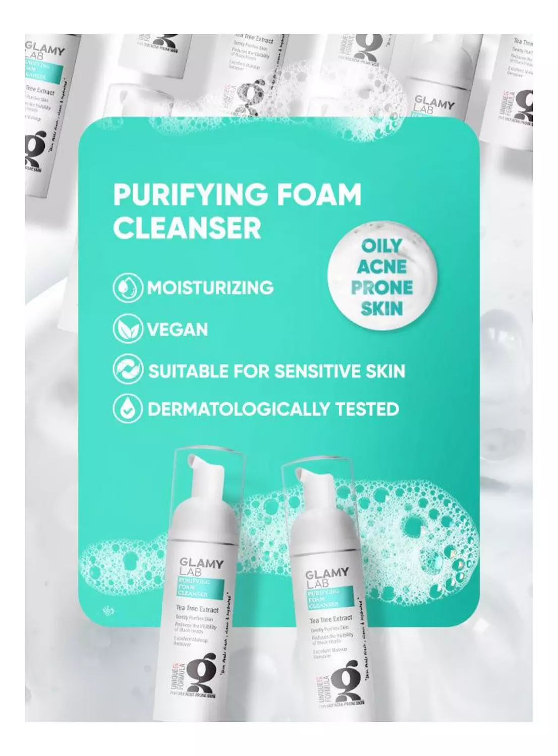 Glamy Lab Purifying Gel Cleanser - 150 ml  2