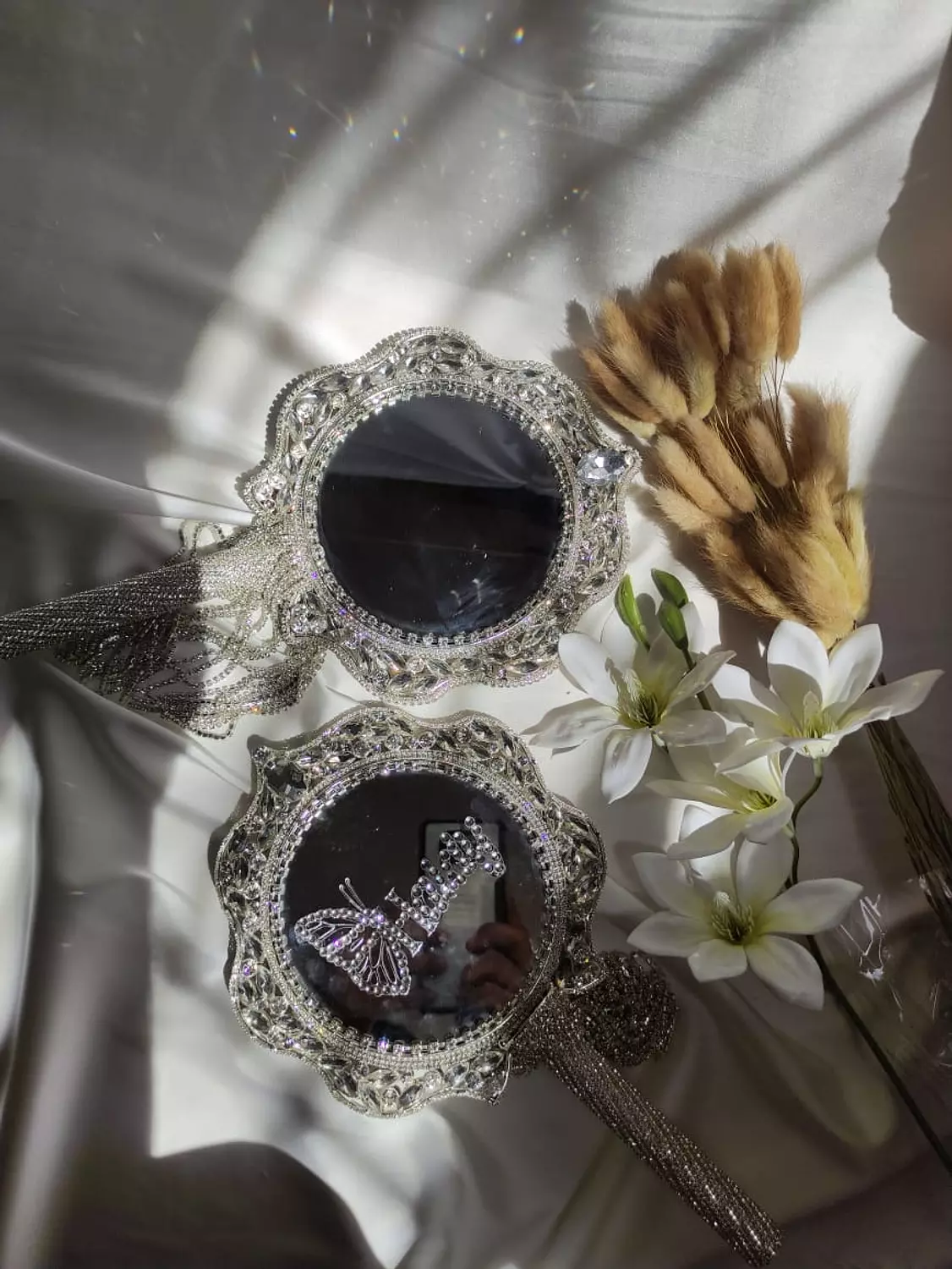 Luxury Crystal Hand Mirror 3 image