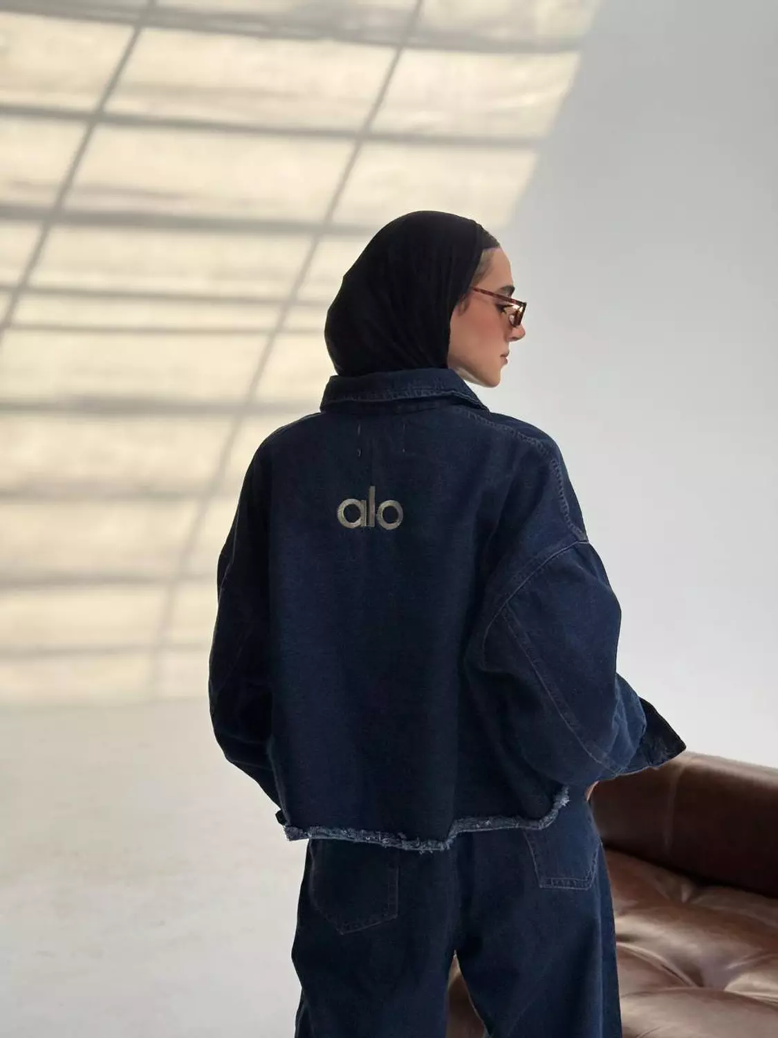 Cropped denim set  1