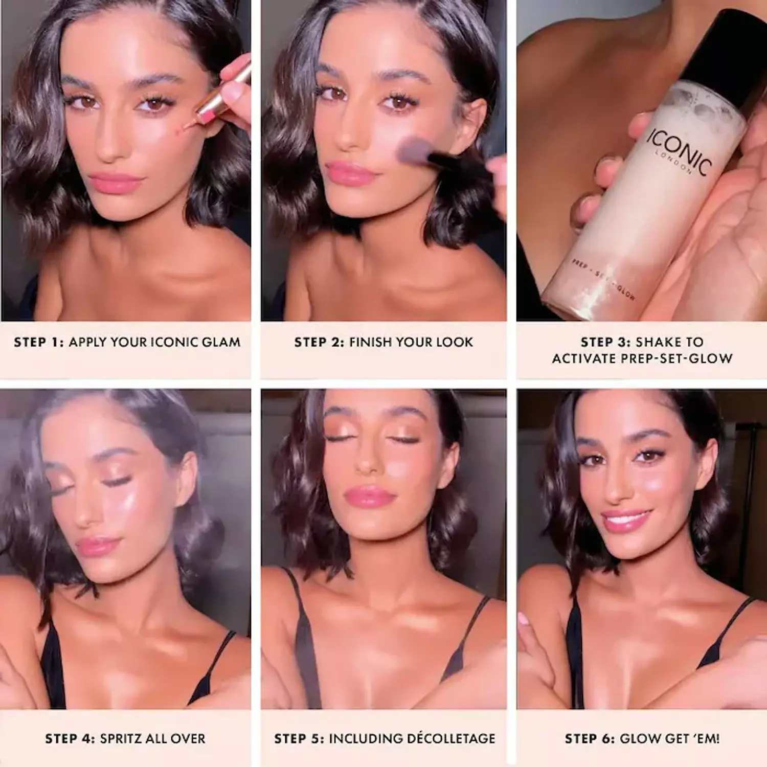 Iconic London Mini Prep Set Glow Hydrating Spray 2