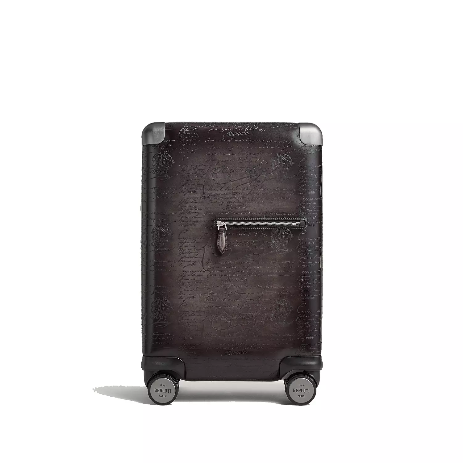 Berluti Formula 1005 Scritto Venezia Leather Suitcase is a luxury travel bag image