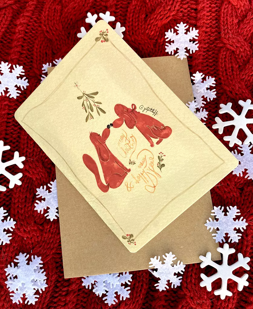 Pawsome Christmas Card