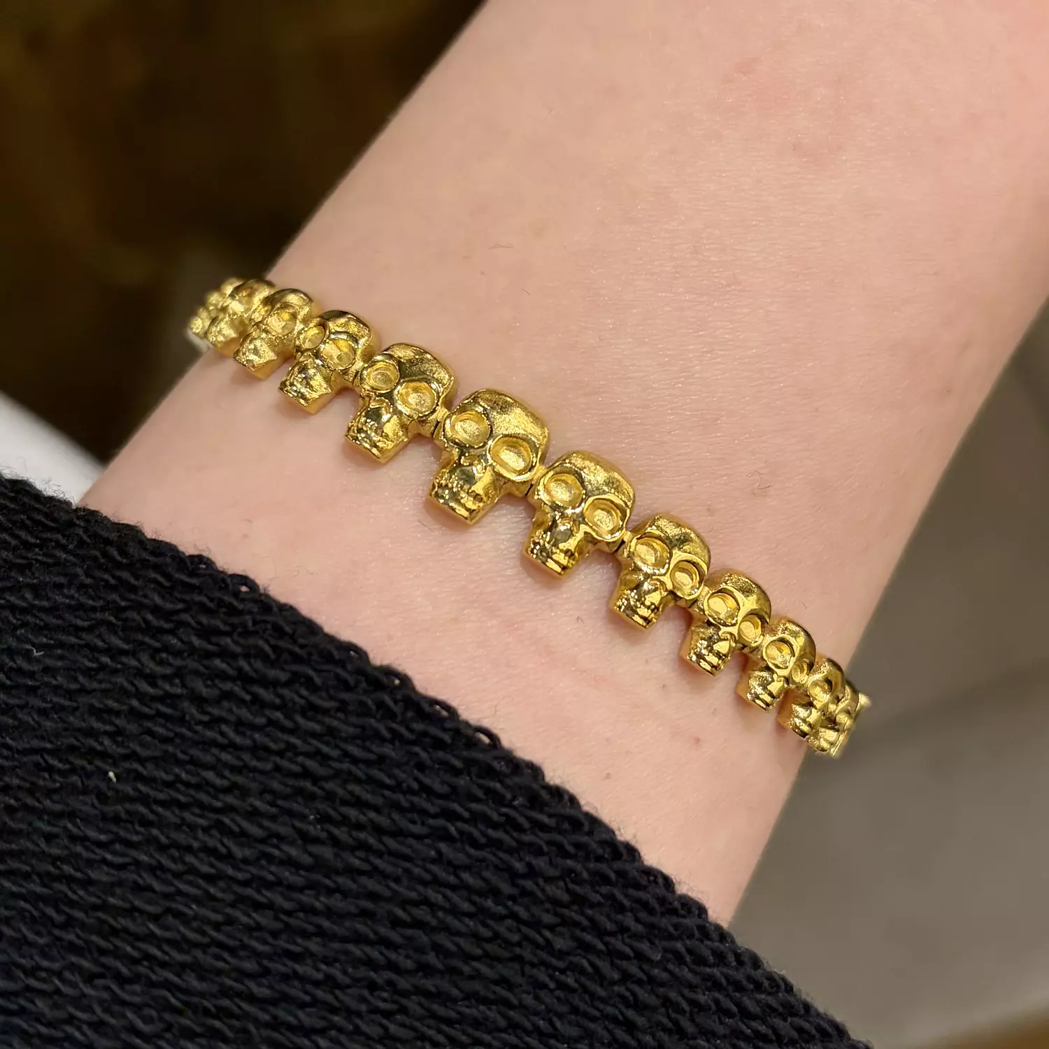 Skulls stainless steel bracelet 💀 image