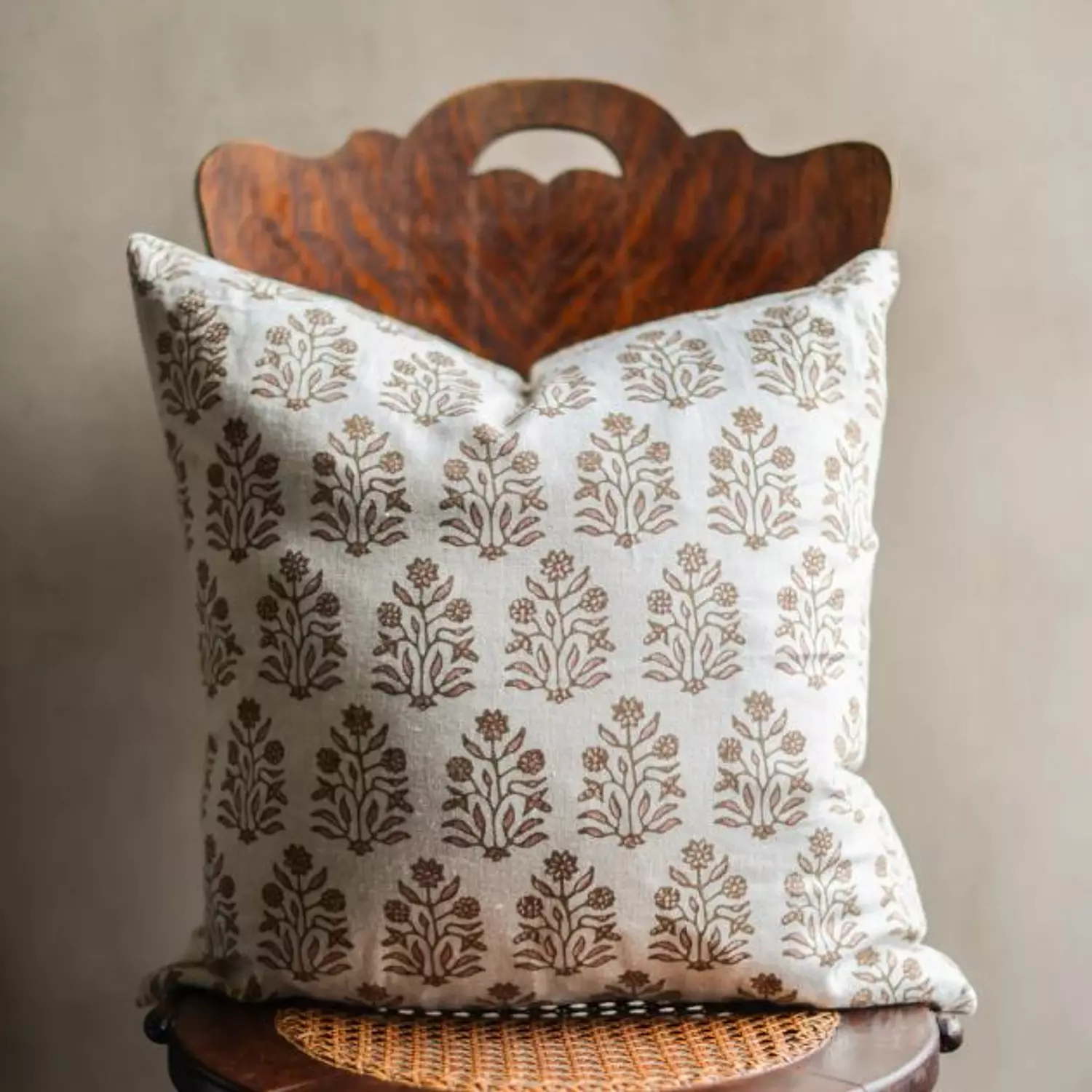 Throw pillows ( printed fabric ) image