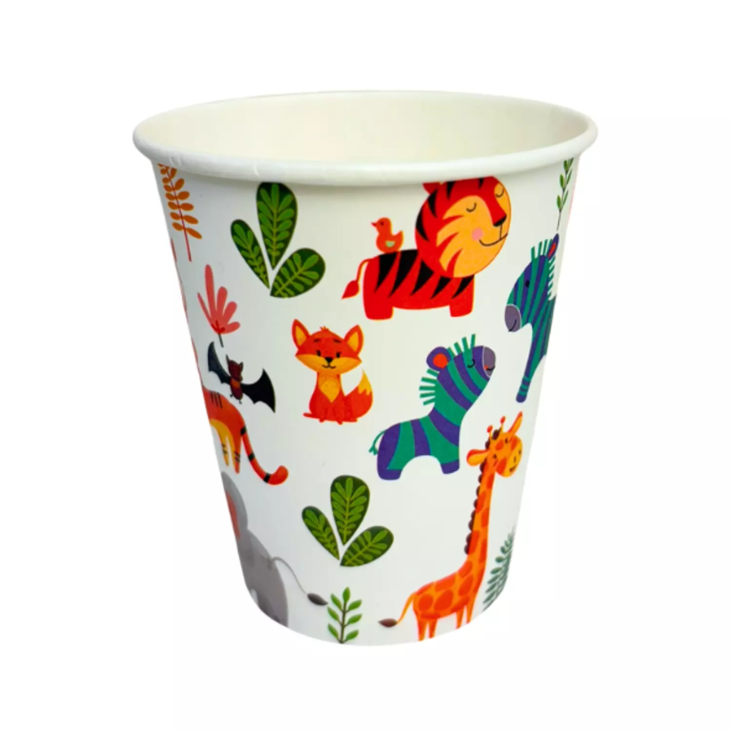 Animal White Background Paper Cups image