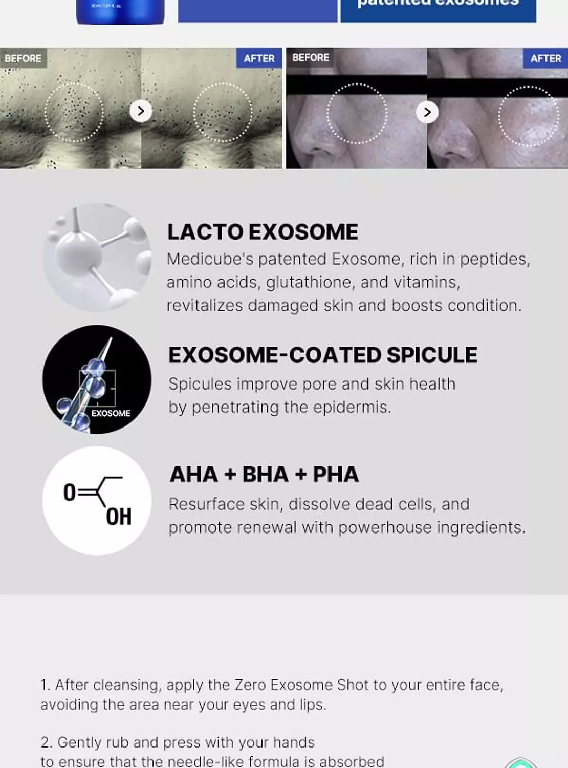 Medicube - One Day Exosome Shot Pore Ampoule 7500 2