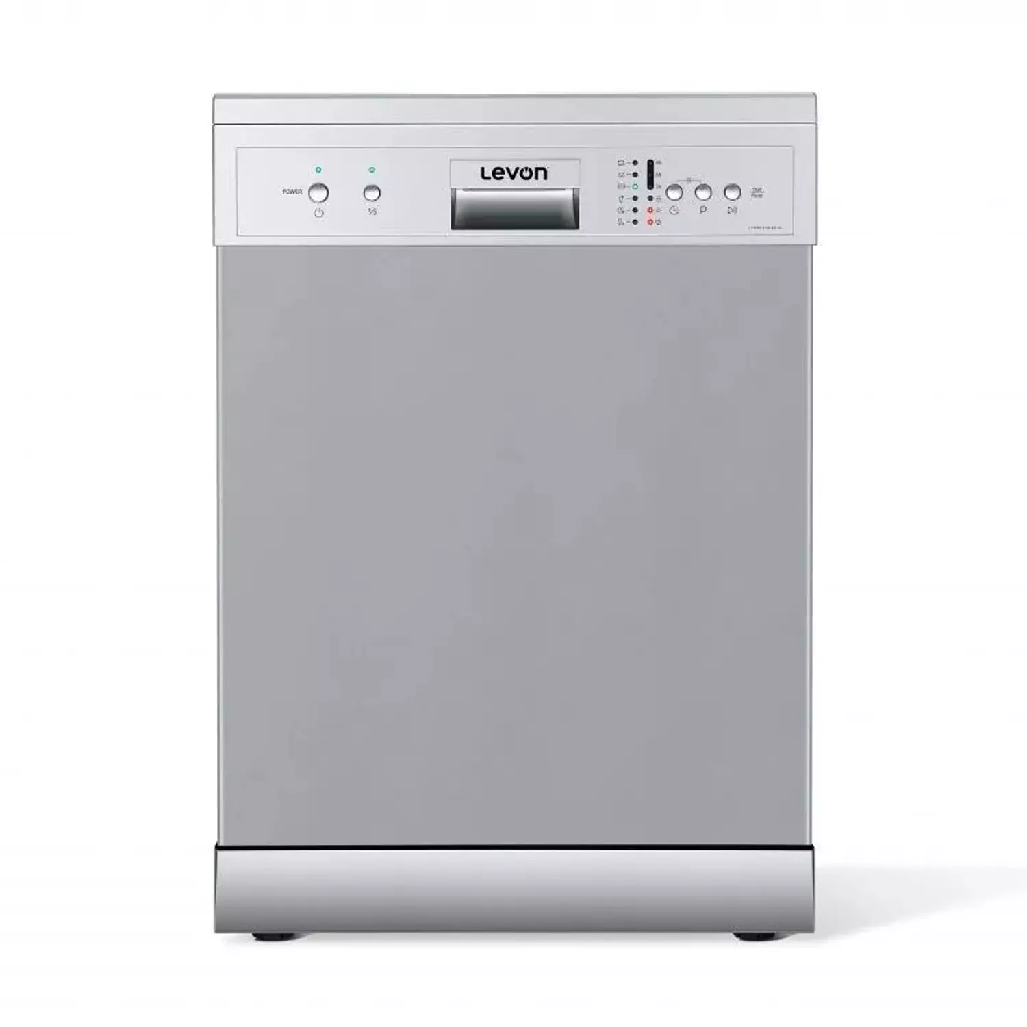 غسالة اطباق ليفون ديجيتال، 12 فرد، 6 برنامج، ستانلس ستيل - LVDW12-SS-DT-4132004 image