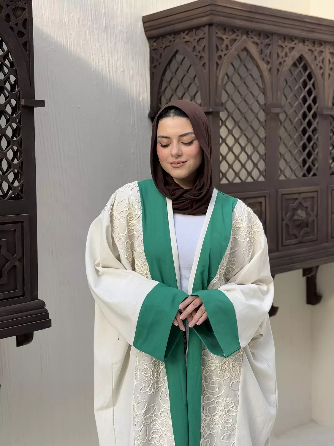 Green Joubert Striped Kaftan 2