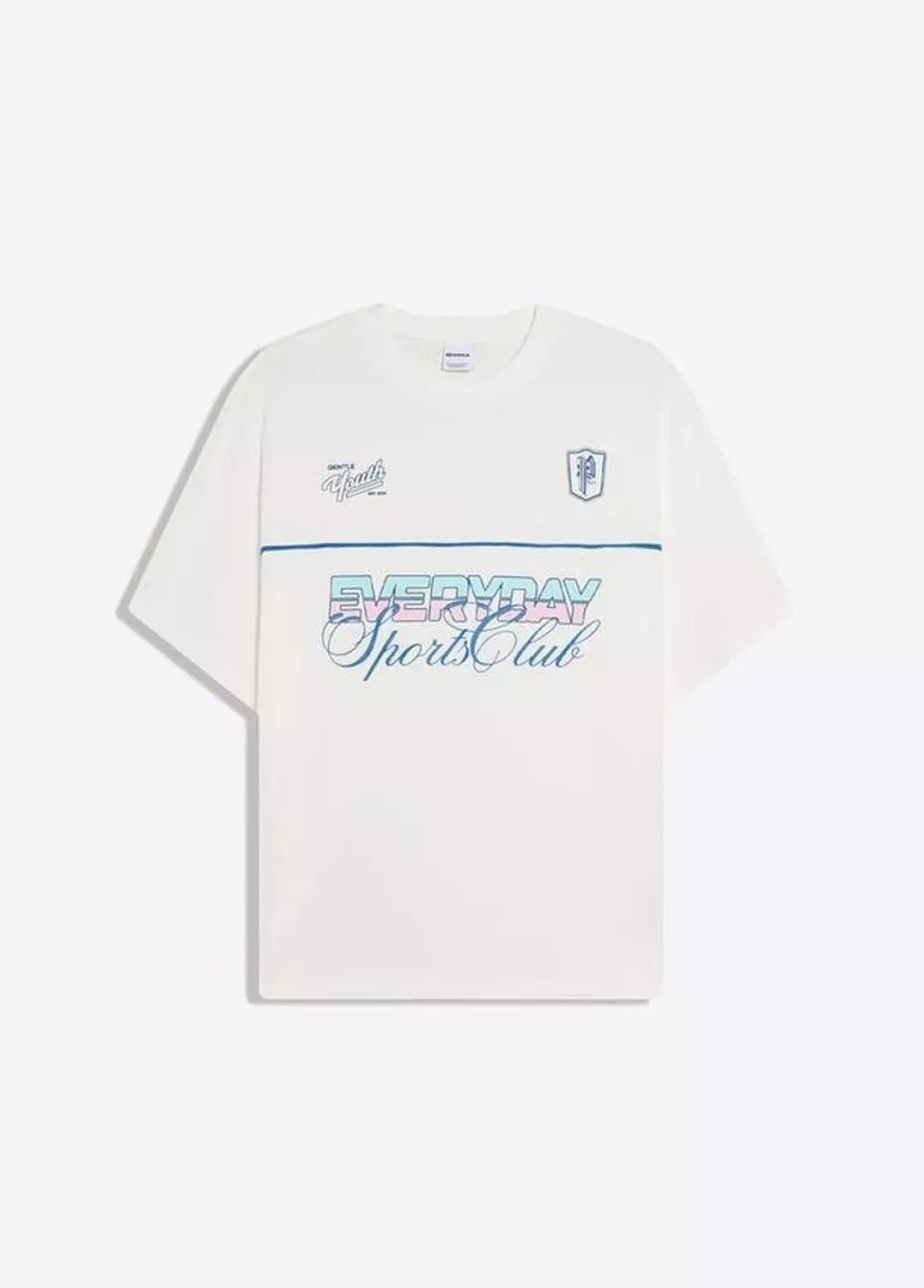 BERSHKA EVERYDAY SHORTS CLUB T-SHIRT 3