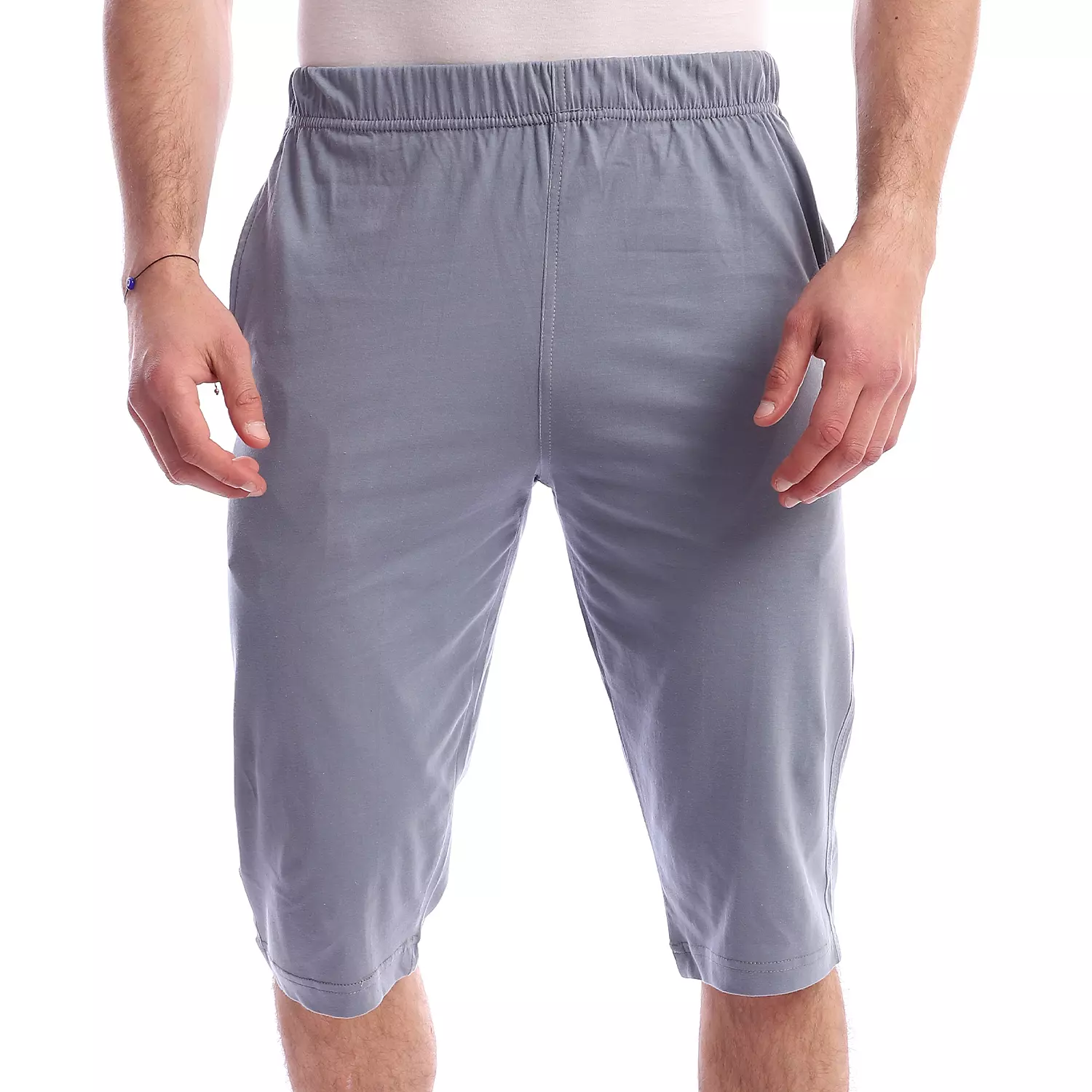 Cotton Plain Long Short - 5016 - Grey image