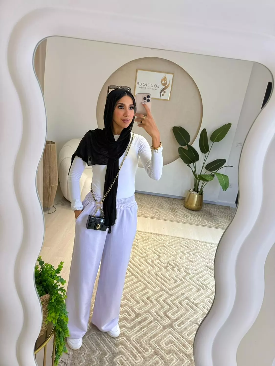Summer Wide Leg Pants Light Lavender  image