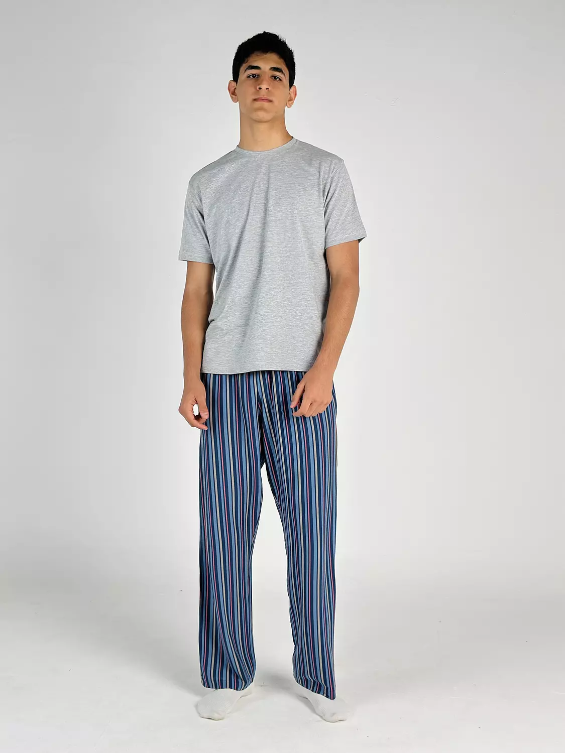 Striped Jersey Pants 1