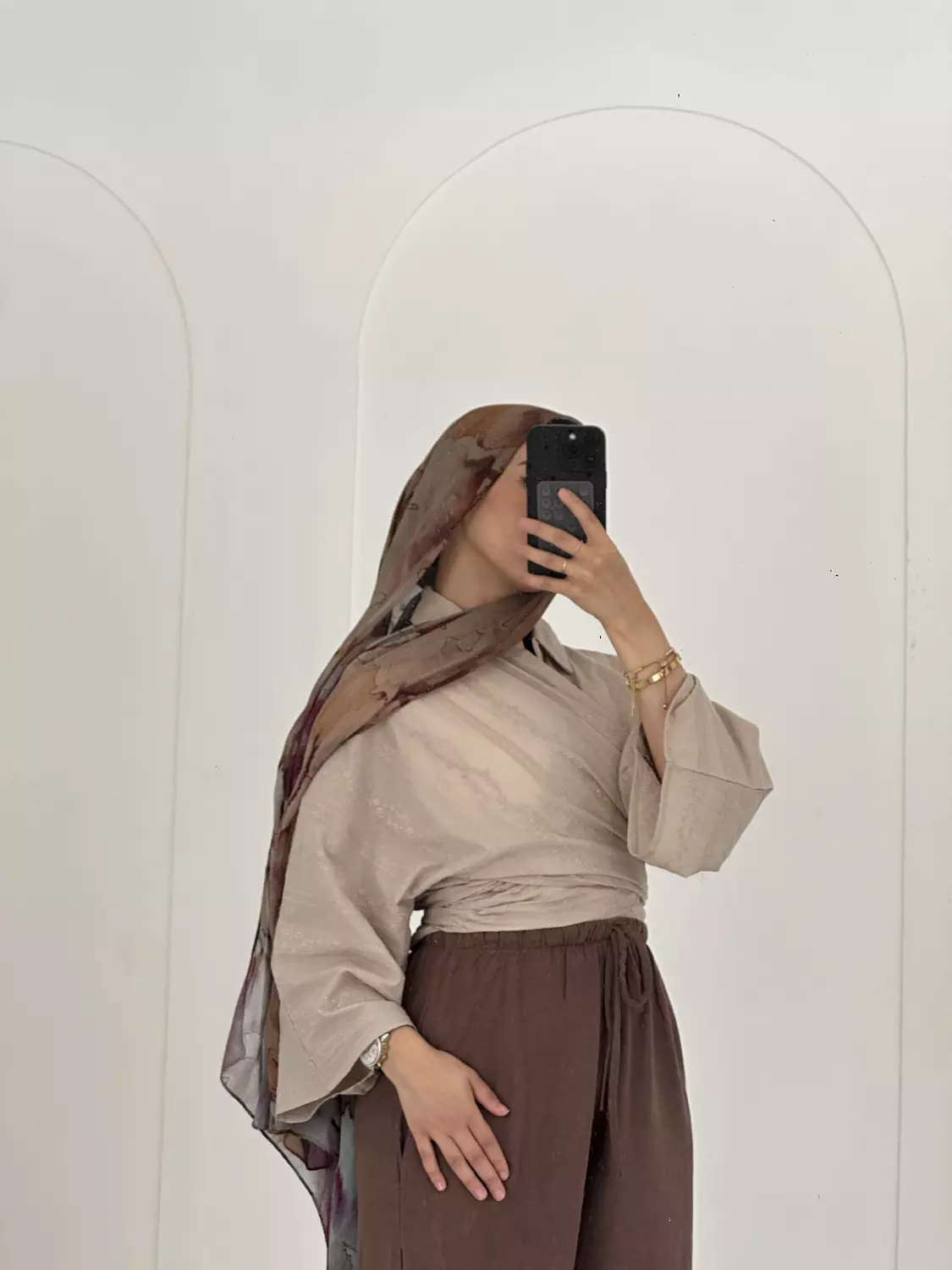 Embroidered Tie Top 2
