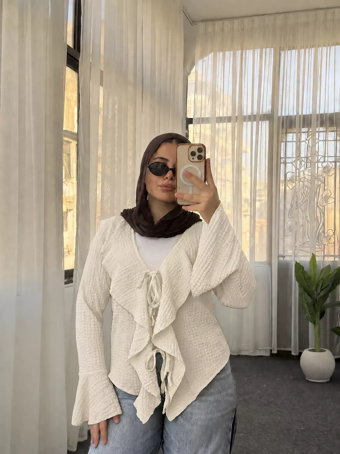 Ruffles Crinkle blouse 3