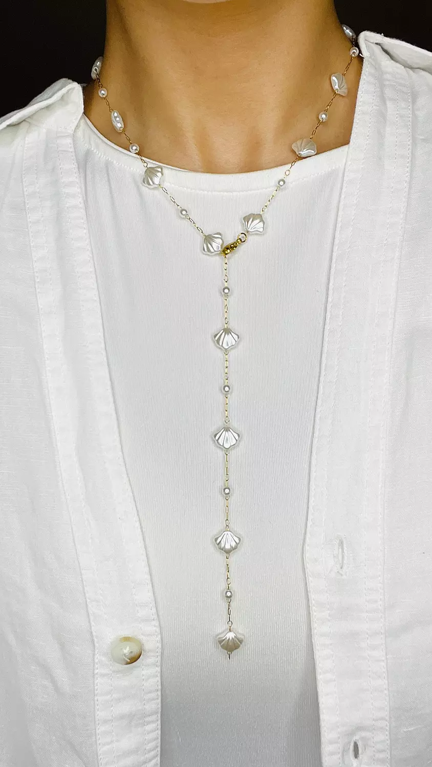 Shell Drop Necklace  image