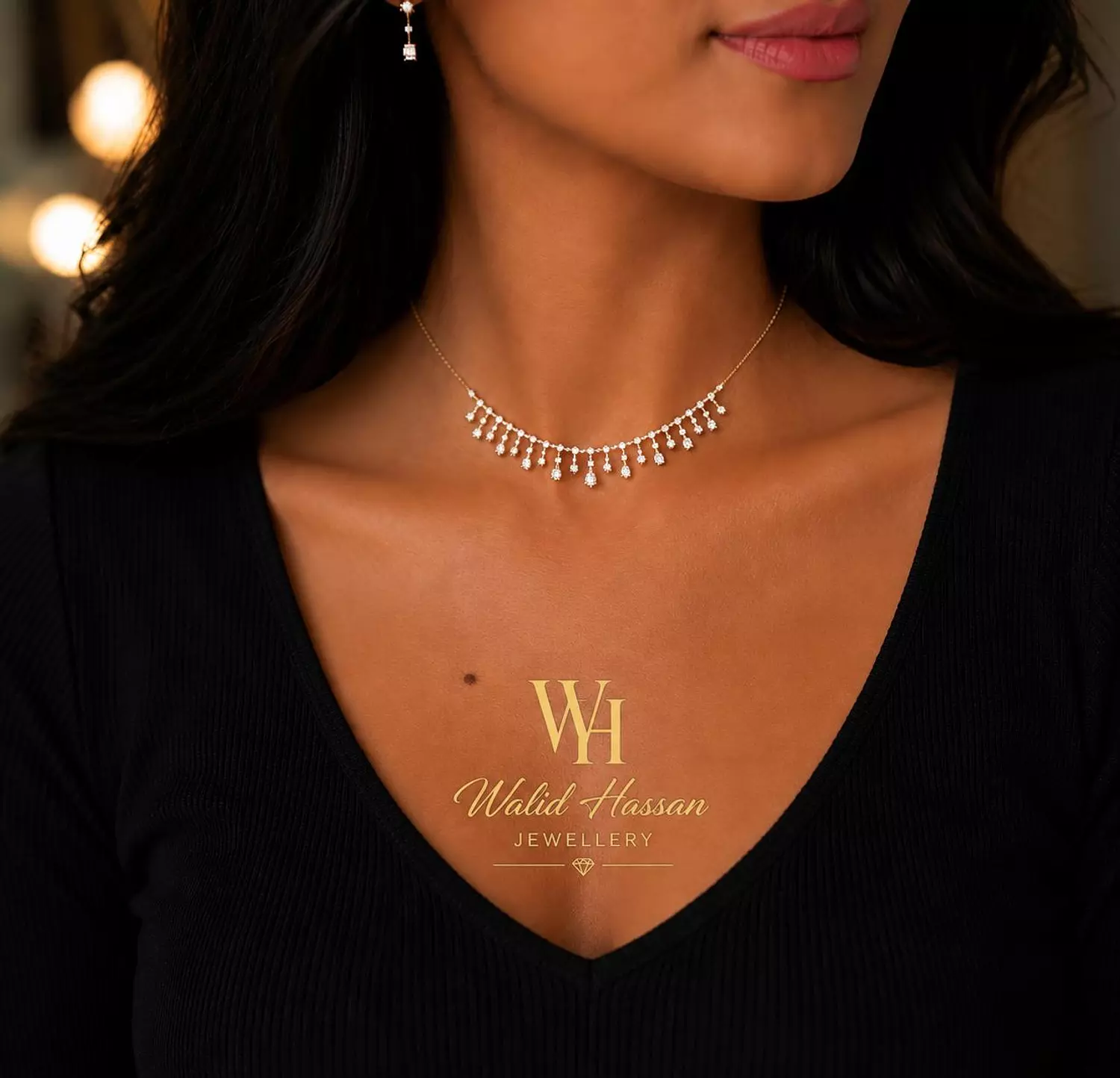 diamond necklace 1430 image