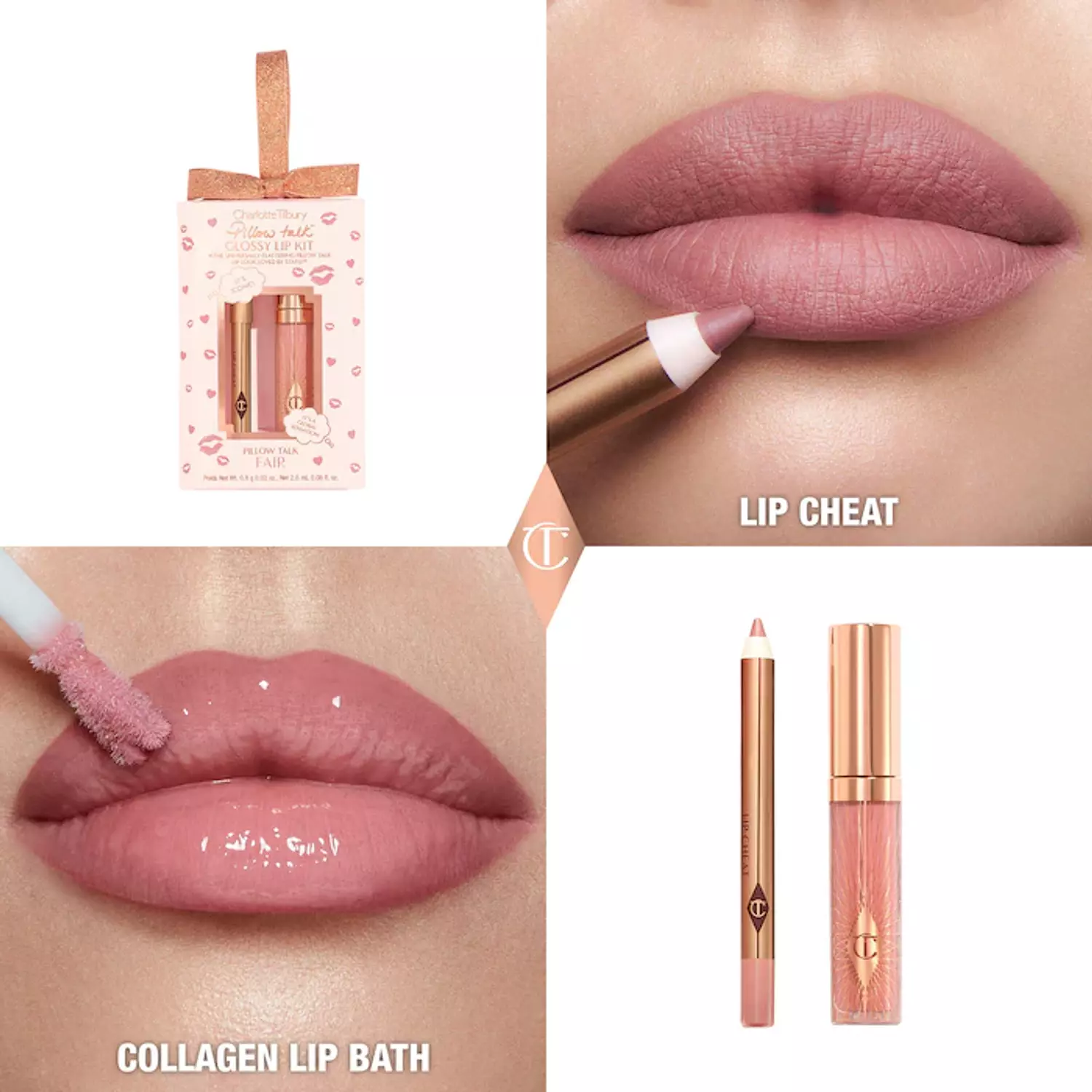 Charlotte Tilbury  Mini Pillow Talk Glossy Lip Duos 4