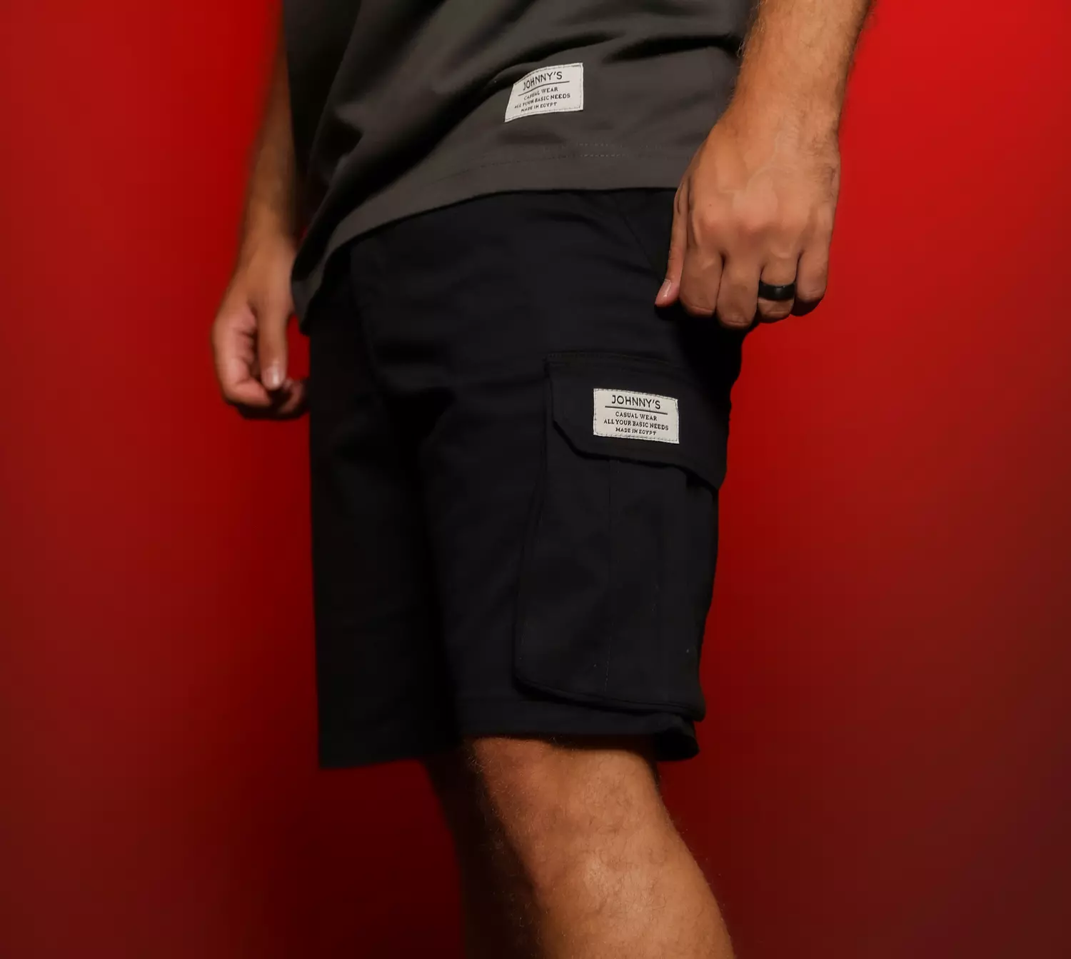 Gabardine Cargo Shorts 2