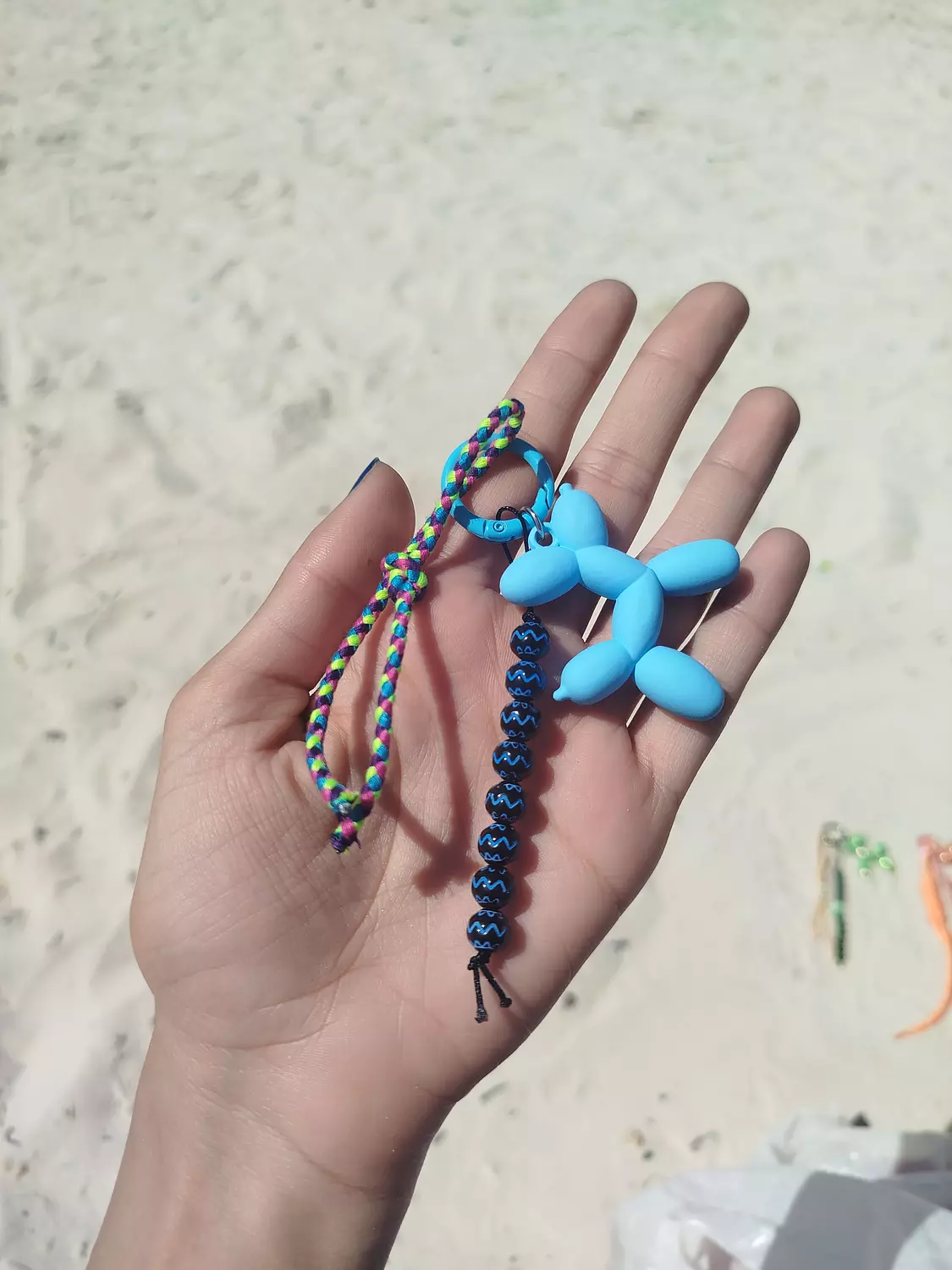 Blue charm bag  image