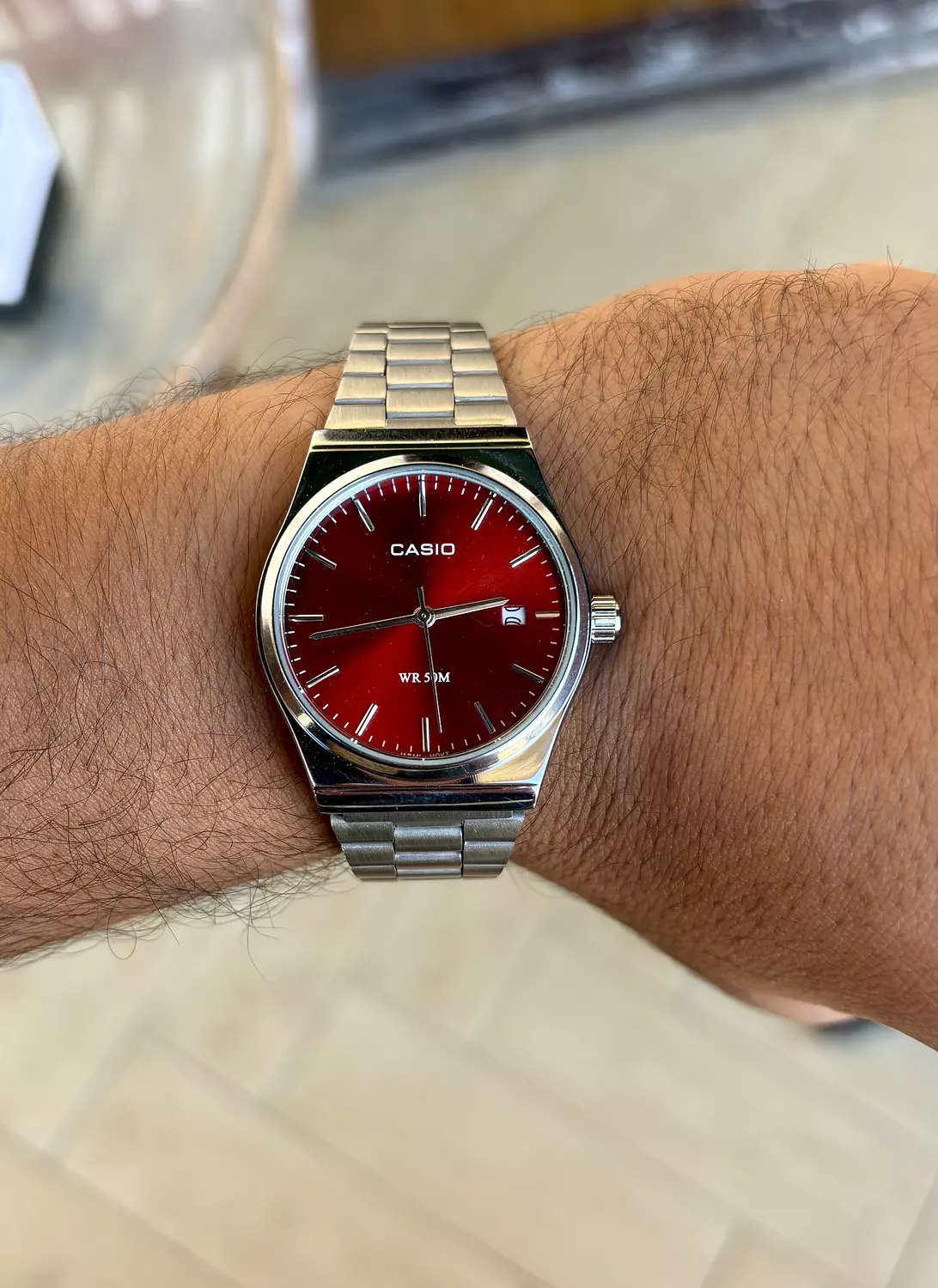 Red Dial Casio -Limited edition- 4