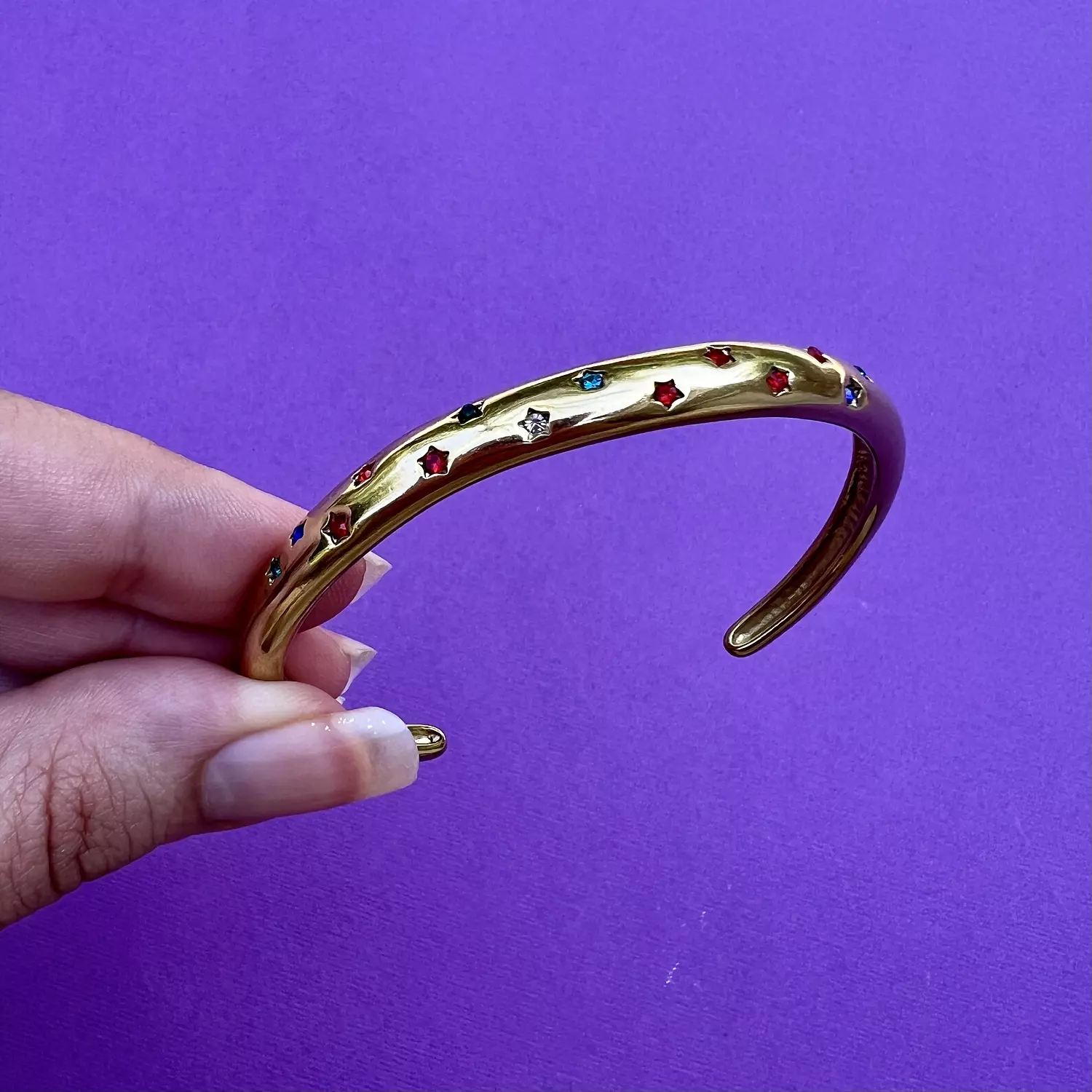 Colourful Star Studded Bangle  2