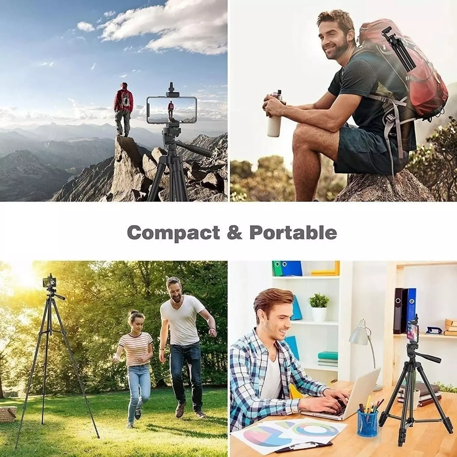 Professional Tripod, Lightweight and Extendable to 68.5cm, Neepho NP-3160 4