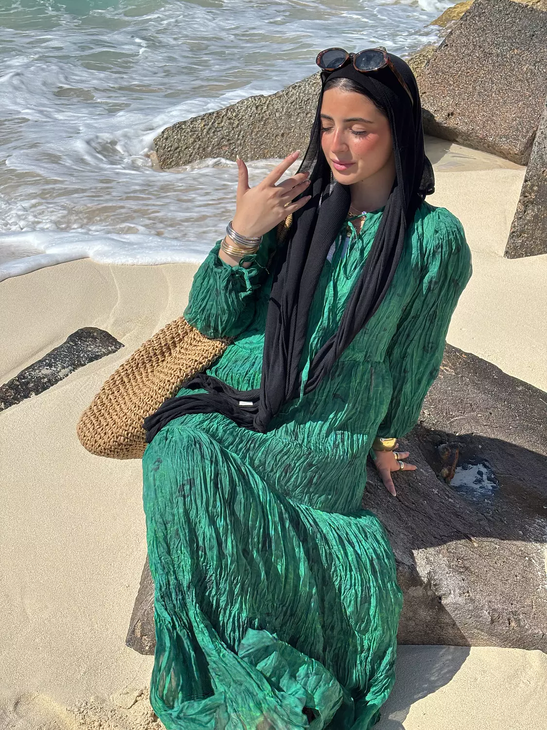 Green Belle Maxi Dress 2