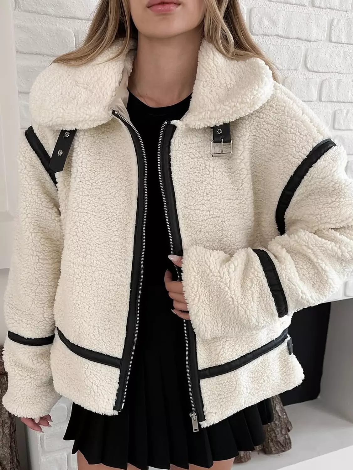 Teddy Faux Shearling Jacket 4