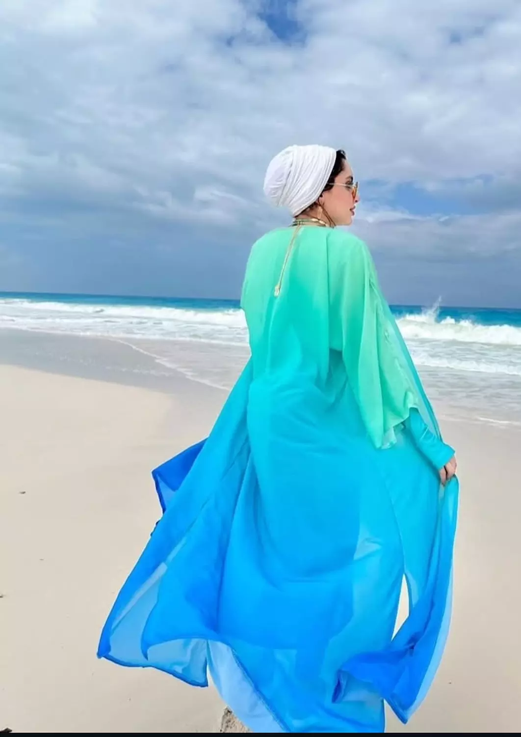 Shades of green burkini  3