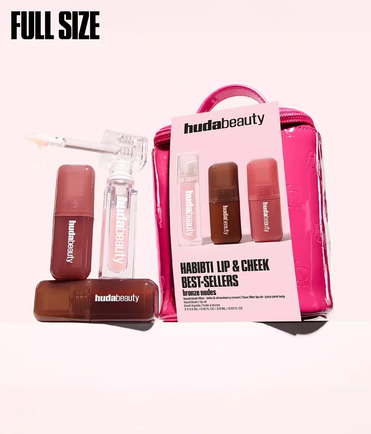 HUDA BEAUTY HABIBTI LIP AND CHEEK BEST SELLERS KIT 5